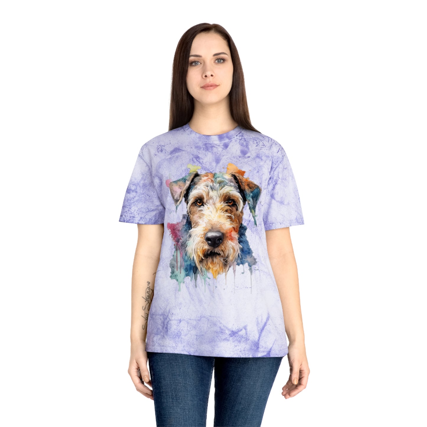 Airedale Terrier 2 Unisex Color Blast T-Shirt