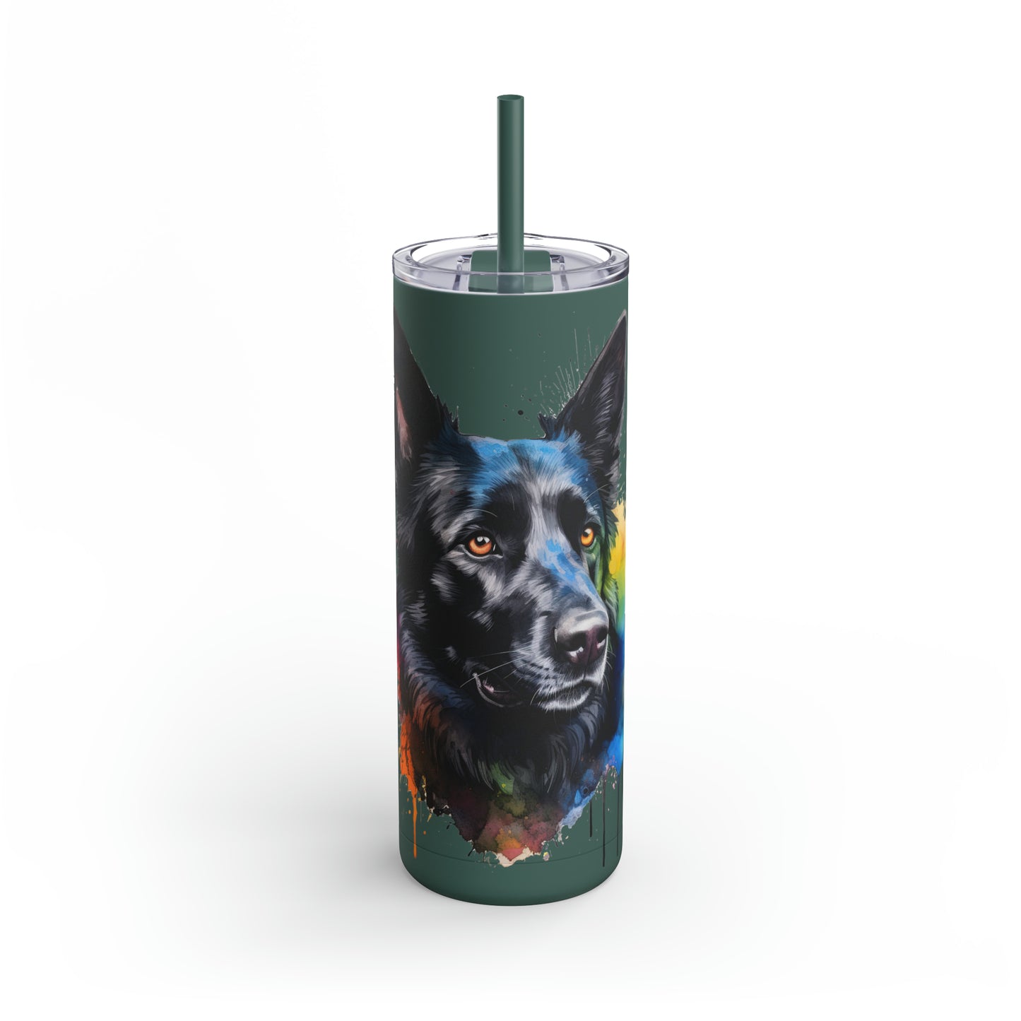 German Sheppard 22 Maars Maker Skinny Matte Tumbler, 20oz