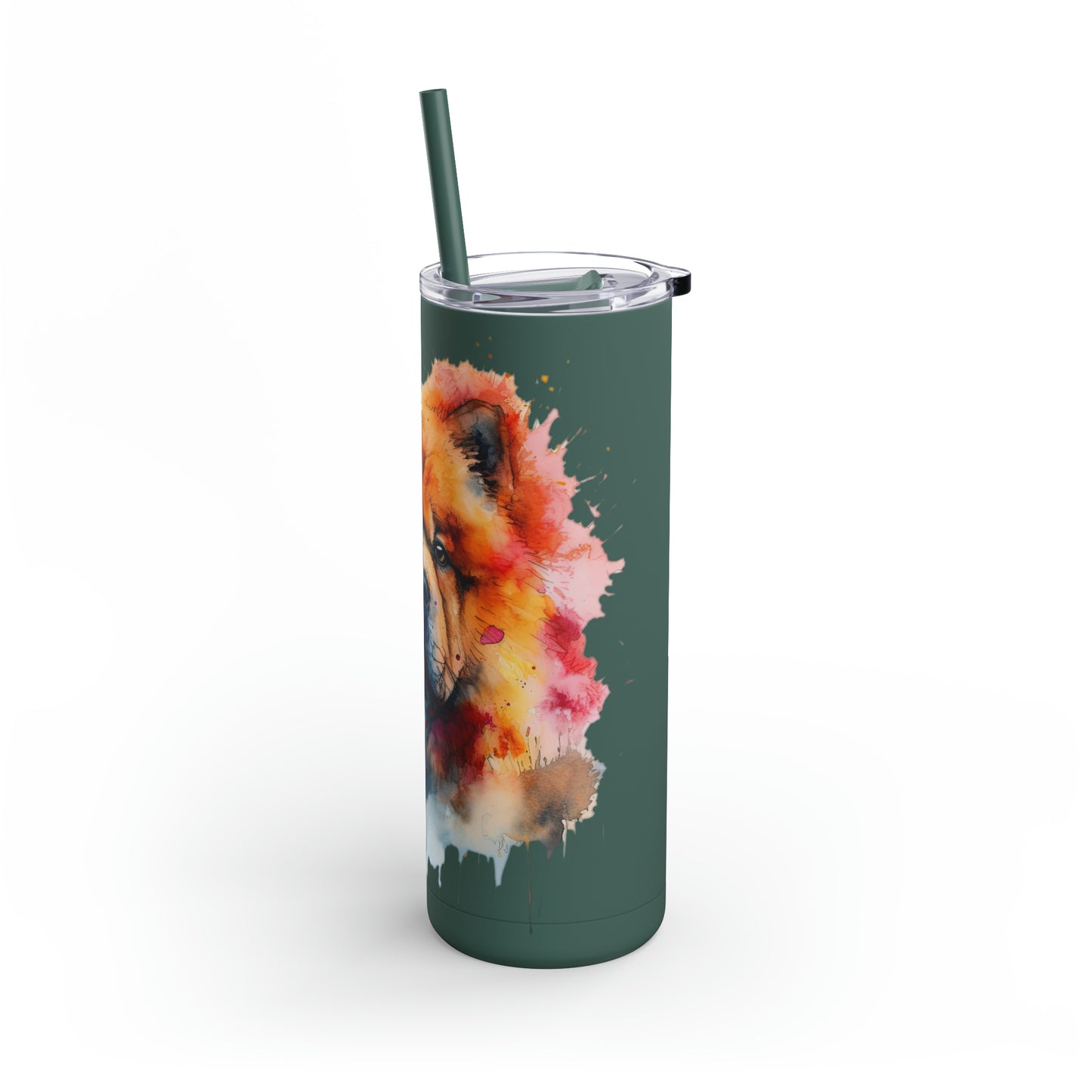 Chow Chow 1 Maars Maker Skinny Matte Tumbler, 20oz