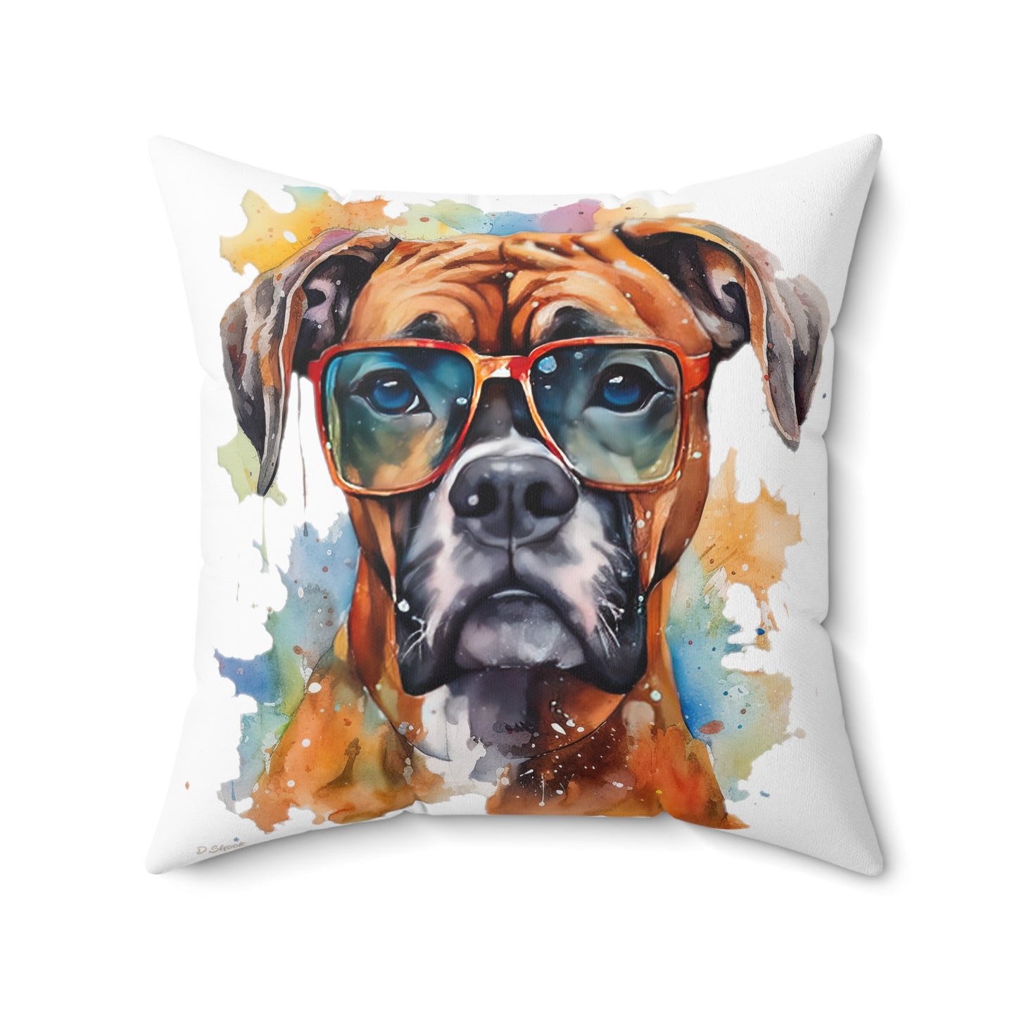 Boxer 4 Spun Polyester Square Pillow