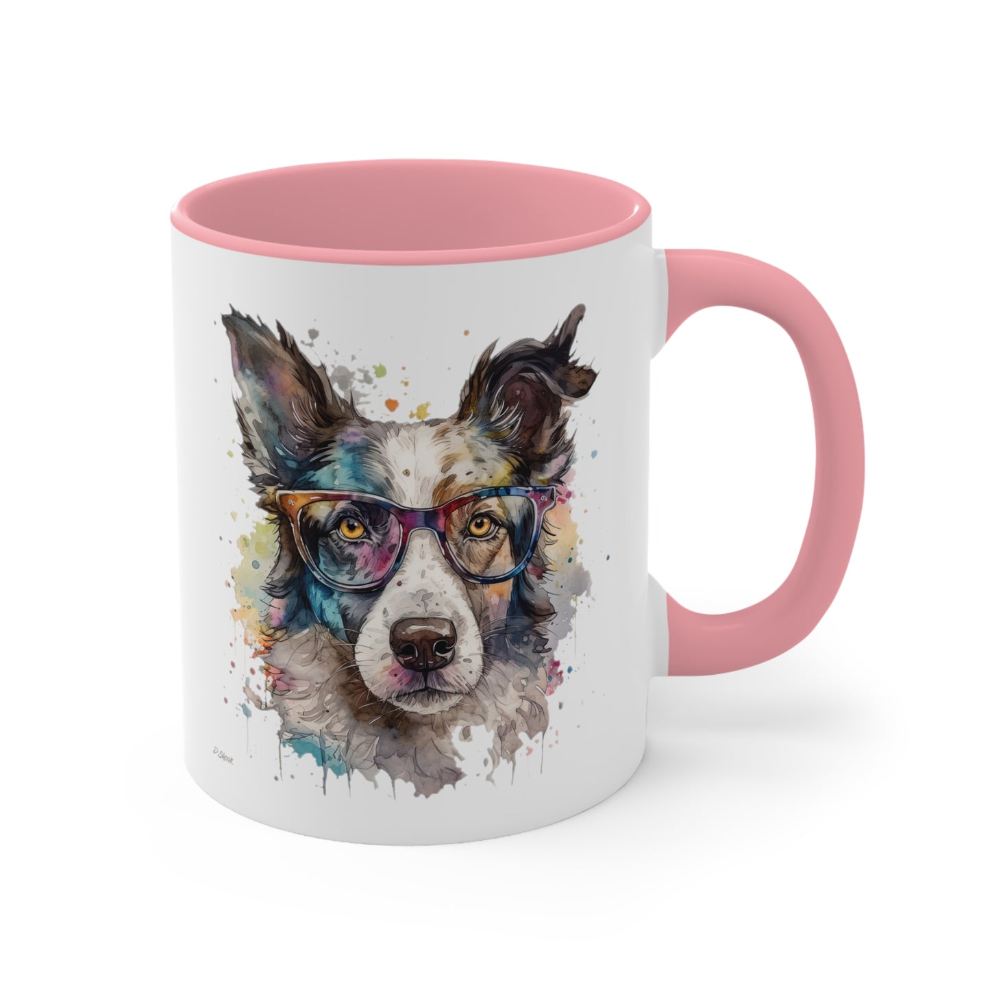 Border Collie 7 Accent Mugs