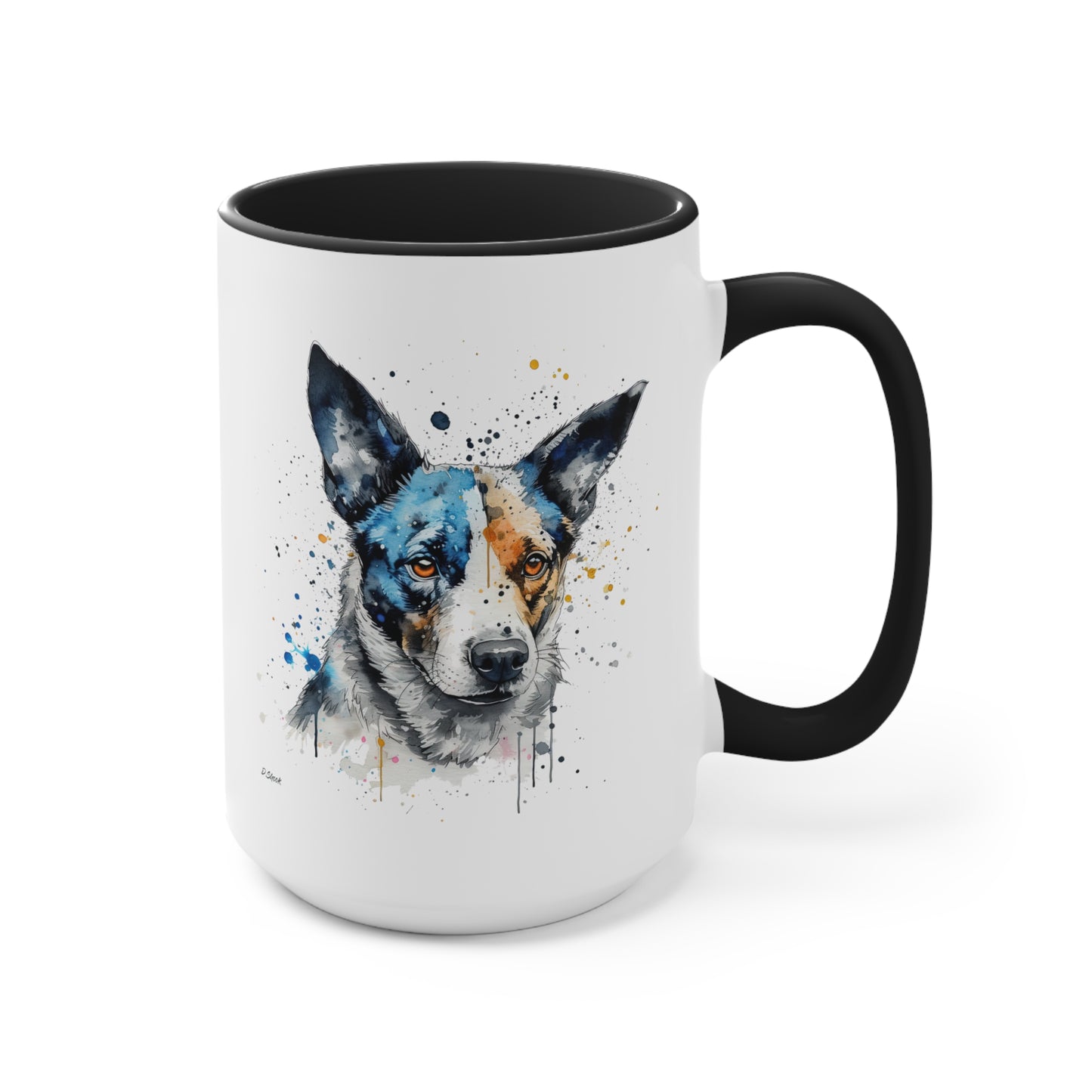 Blue Heeler 1 Accent Mugs