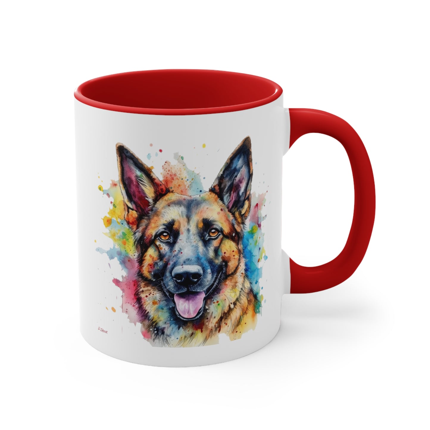 German Sheppard 1 Accent Mugs