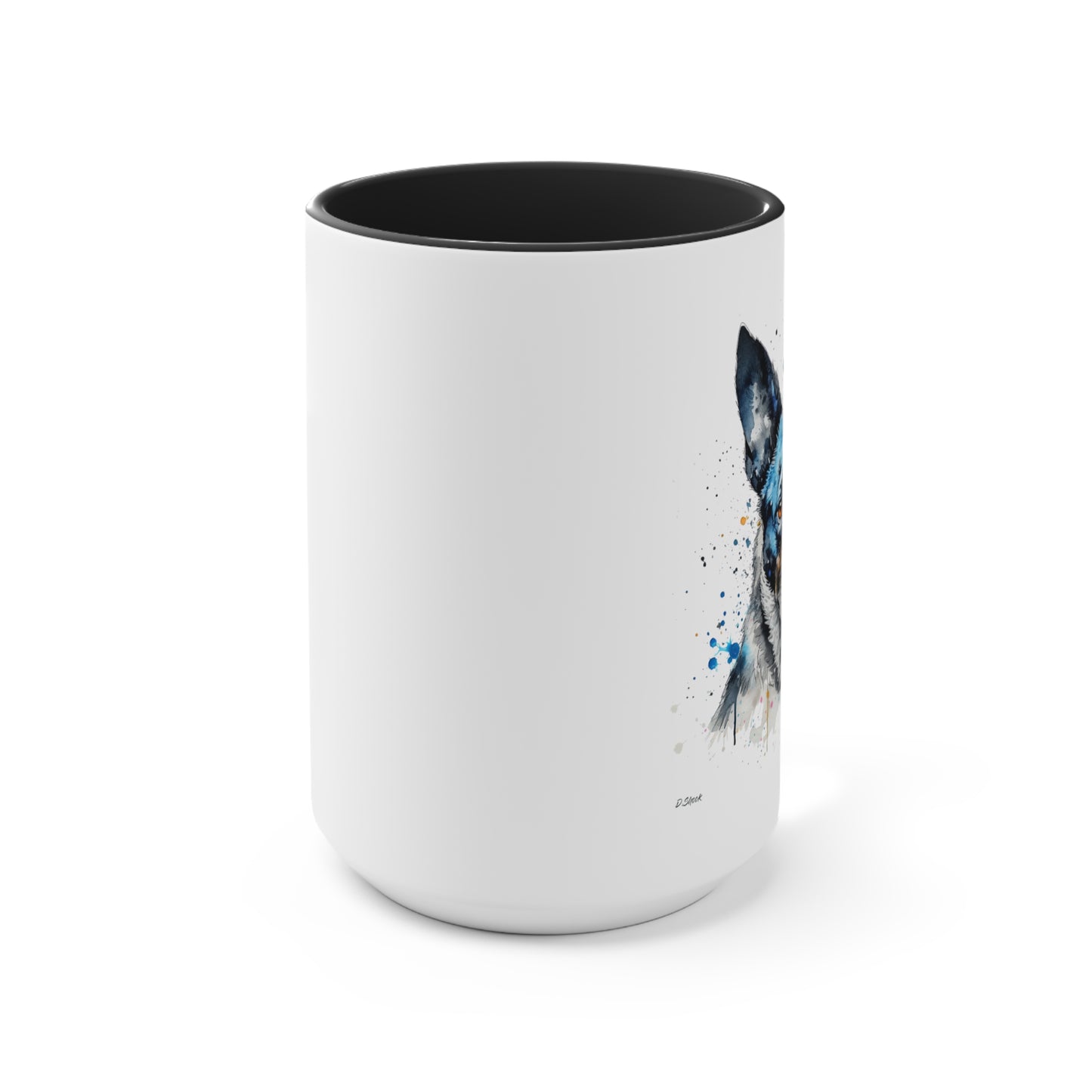 Blue Heeler 1 Accent Mugs