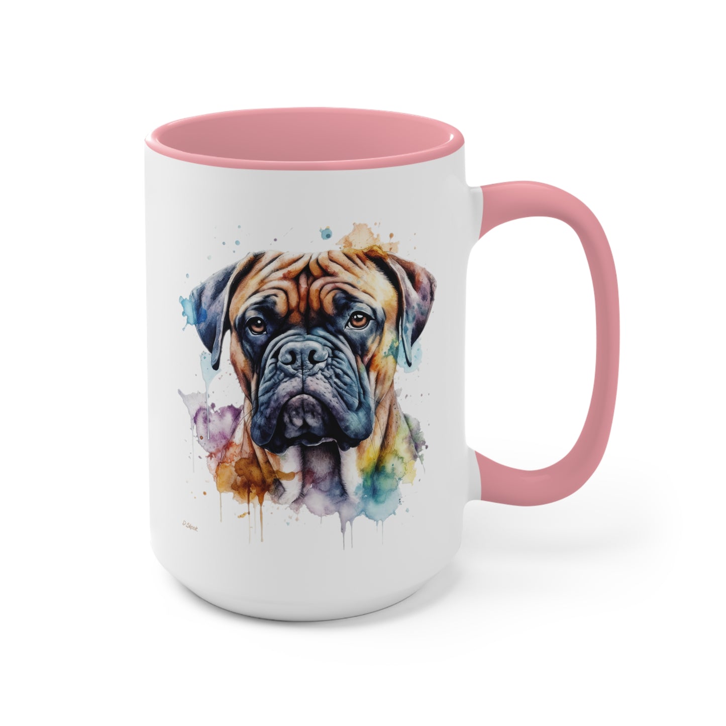 Bullmastiff 1 Accent Mugs