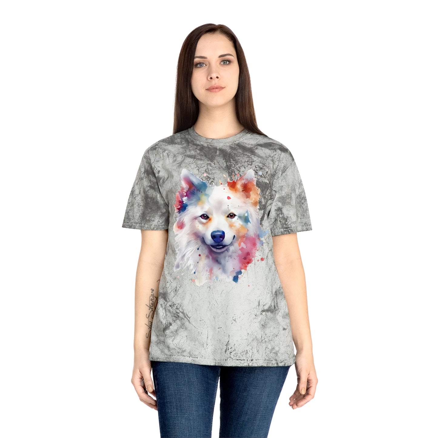 American Eskimo Dog 1 Unisex Color Blast T-Shirt