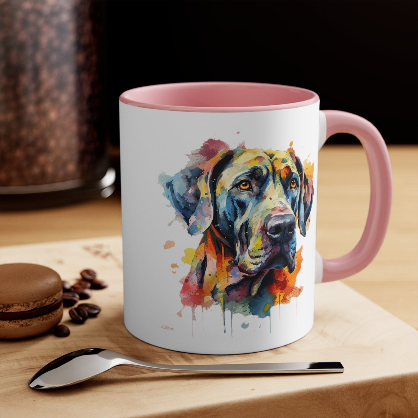 Great Dane 3 Accent Mugs