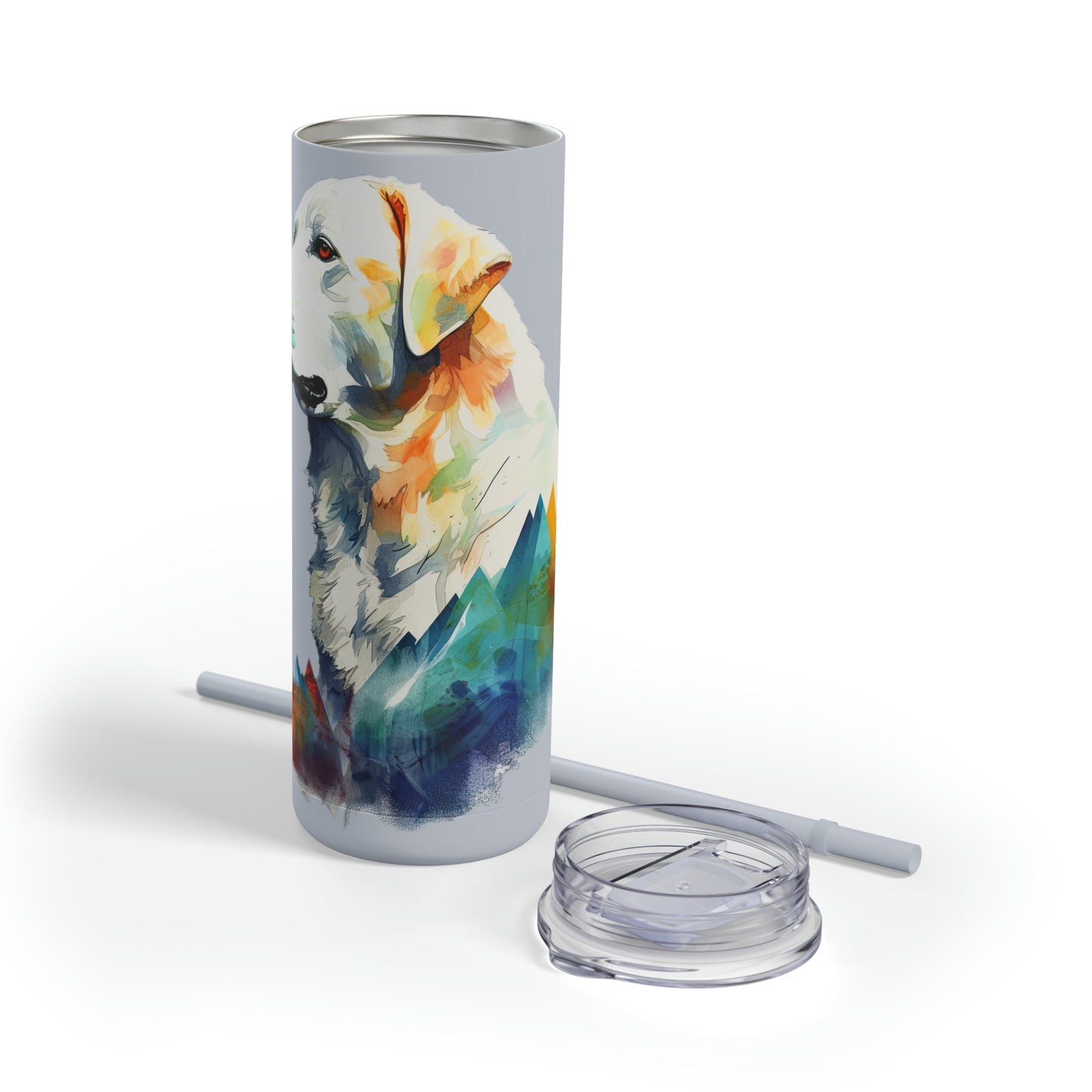 Greater Swiss Mountain Dog 5 Maars Maker Skinny Matte Tumbler, 20oz