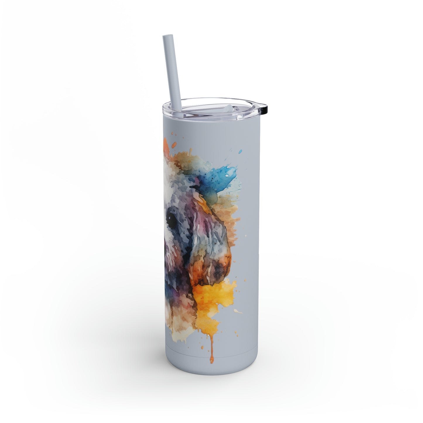 Bichon Frise 3 Maars Maker Skinny Matte Tumbler, 20oz