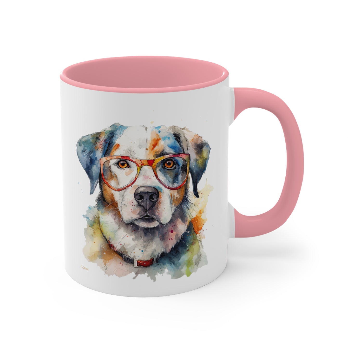 Greater Swiss Mountain Dog 4 Accent Mugs