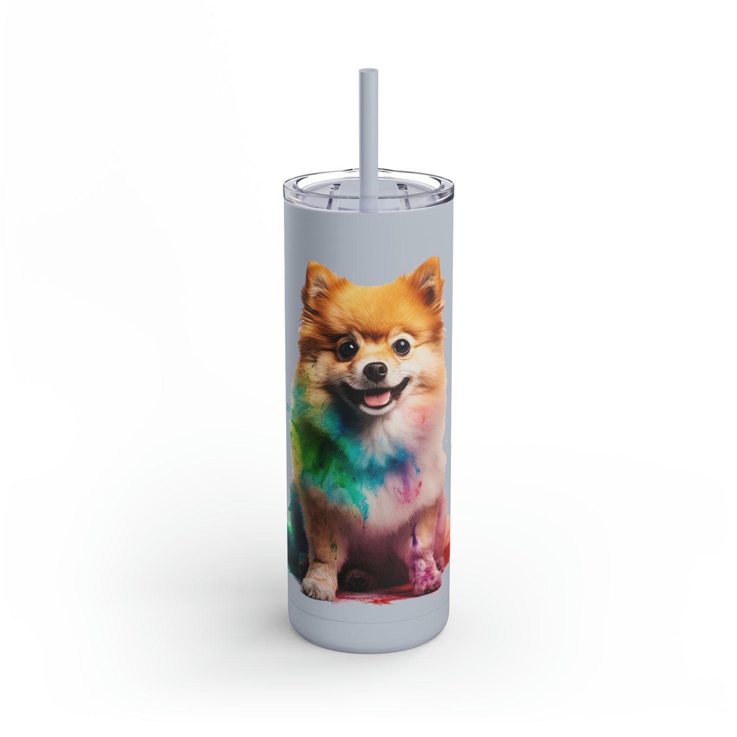 Pomeranian 1 Maars Maker Skinny Matte Tumbler, 20oz