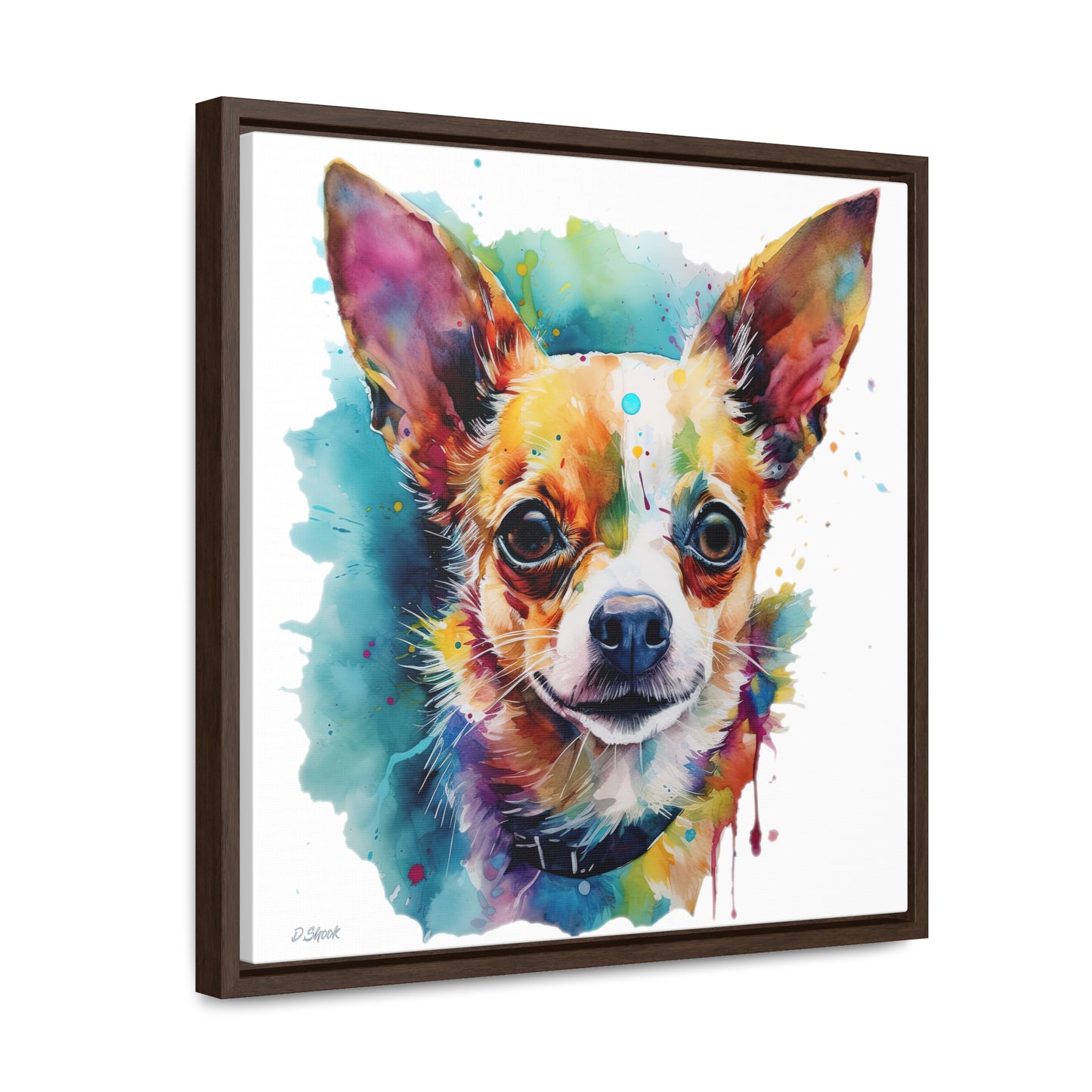 Chihuahua 1 Gallery Canvas Wraps, Square Frame