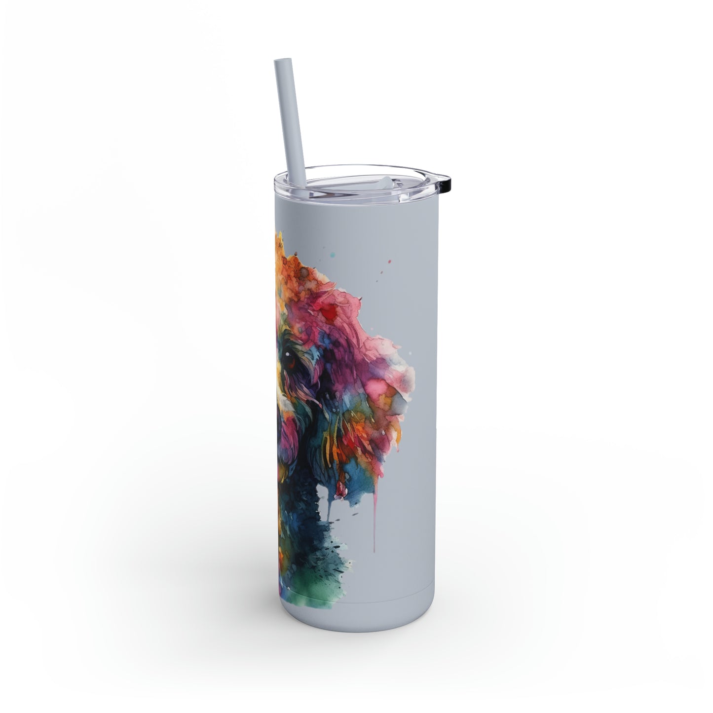 Poodle 2 Maars Maker Skinny Matte Tumbler, 20oz