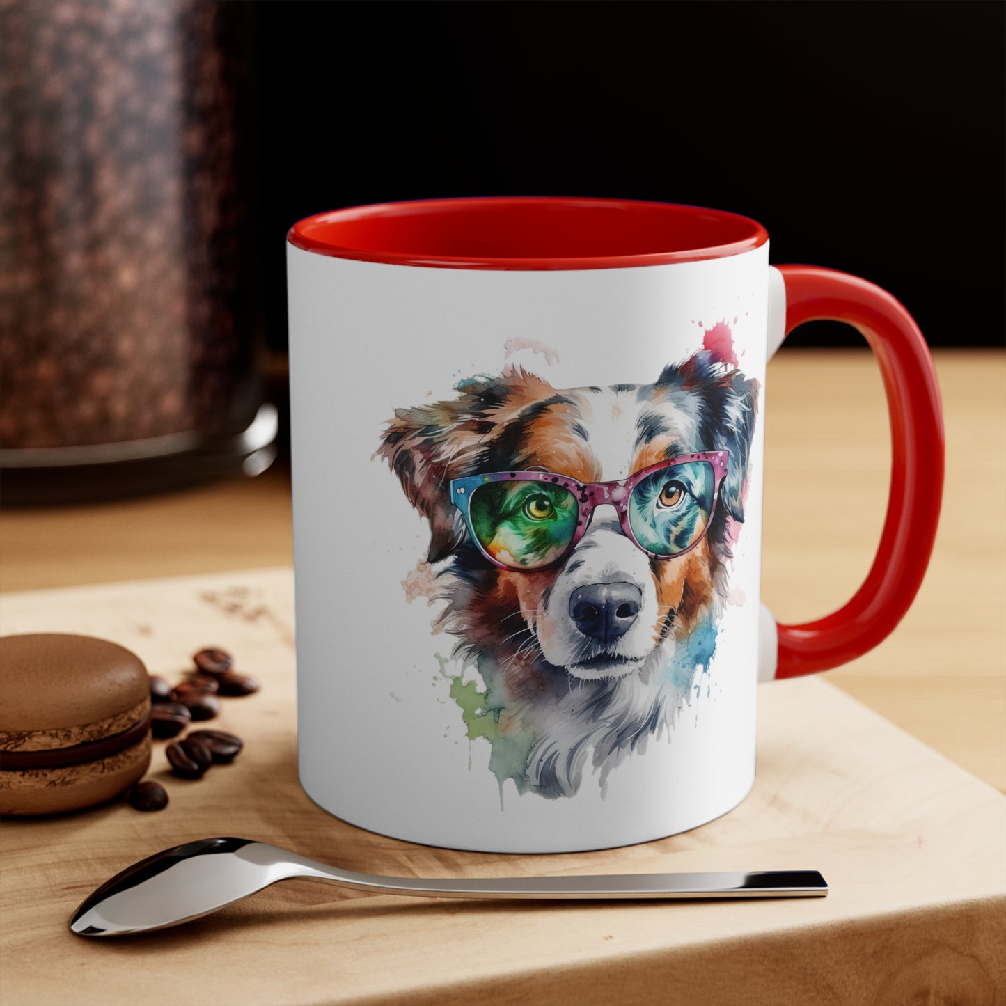 Australian Shepherd 5 Accent Mugs