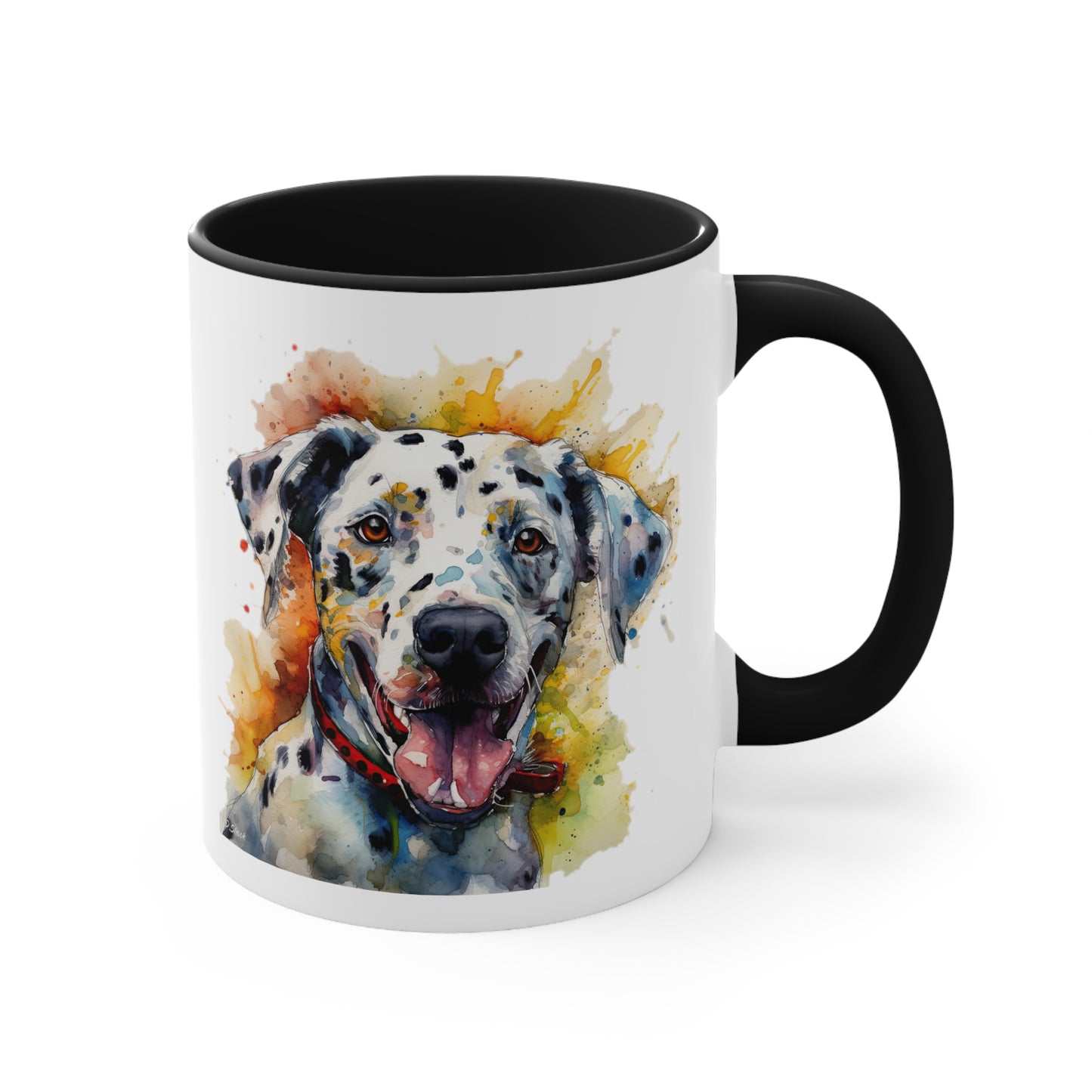 Dalmatian 2 Accent Mugs