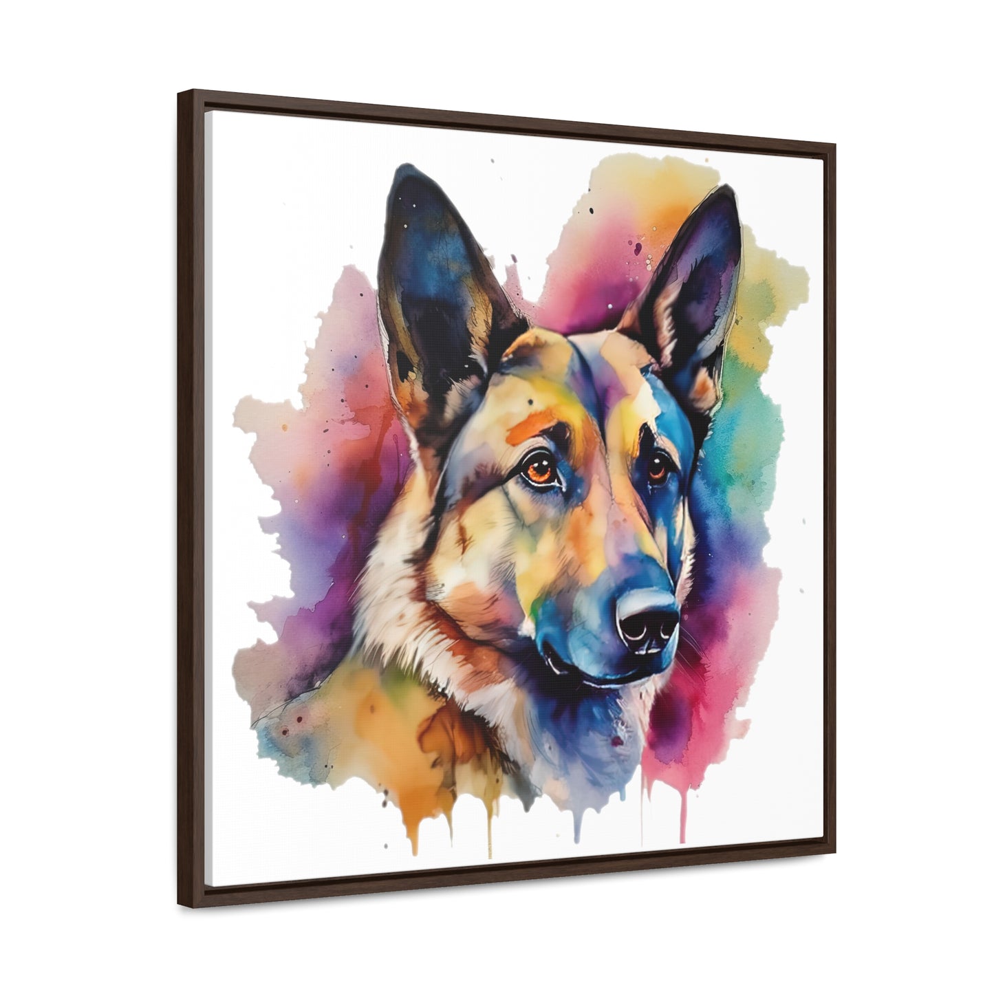 German Sheppard 3B Gallery Canvas Wraps, Square Frame