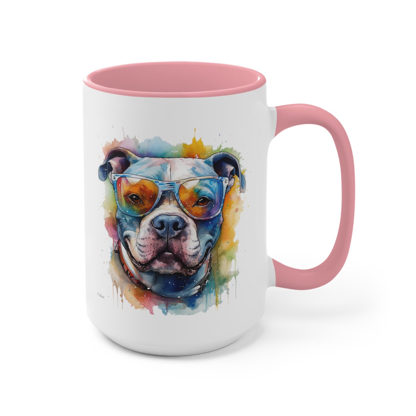 Pitbull 4 Accent Mugs