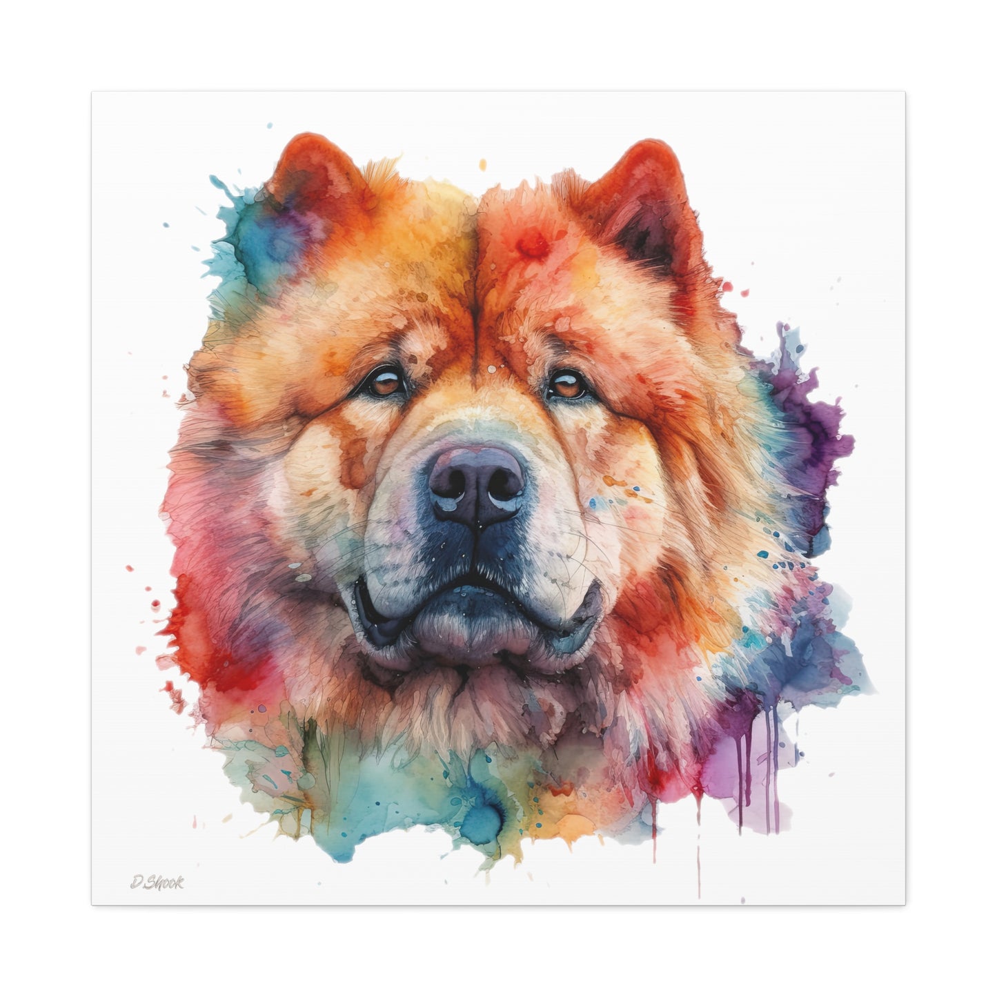 Chow Chow 2 Canvas Gallery Wraps