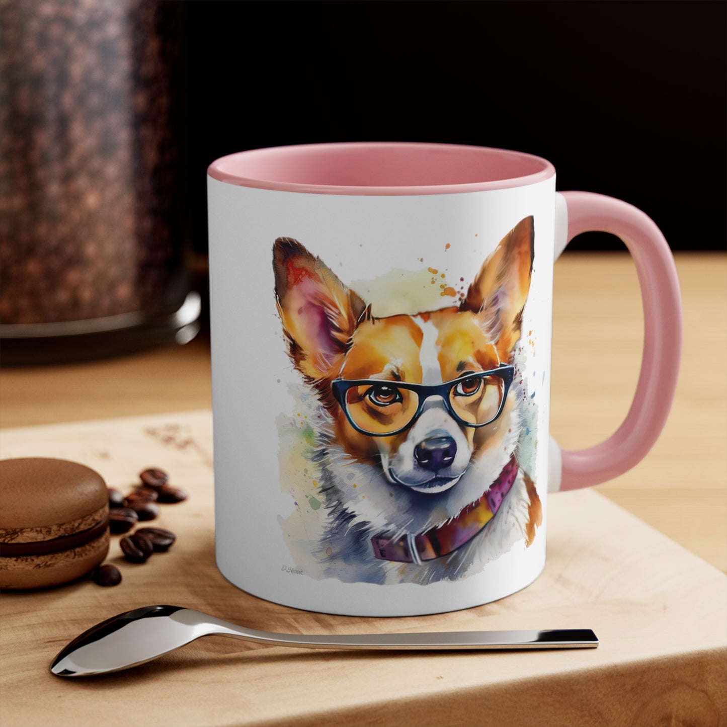 Pembroke Welsh Corgi 4 Accent Mugs