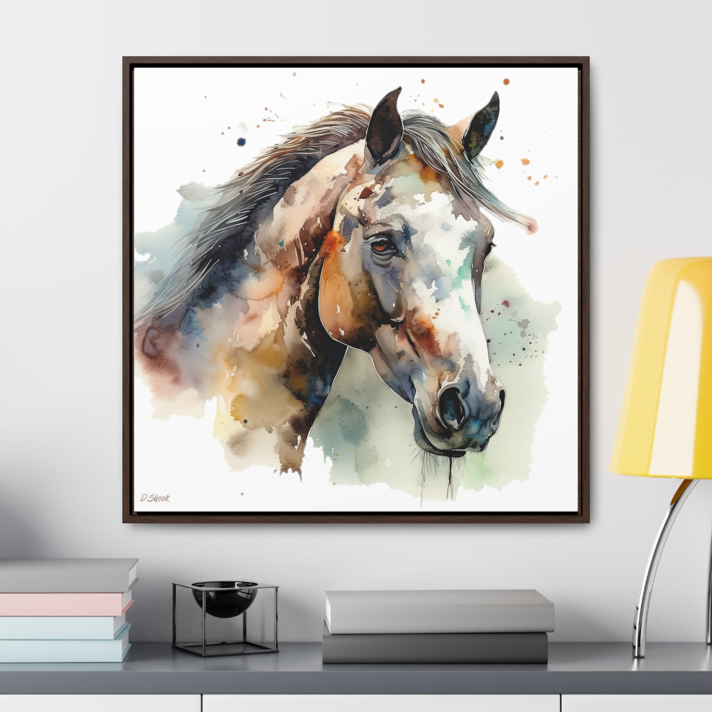 Horse Rescue 22 Gallery Canvas Wraps, Square Frame