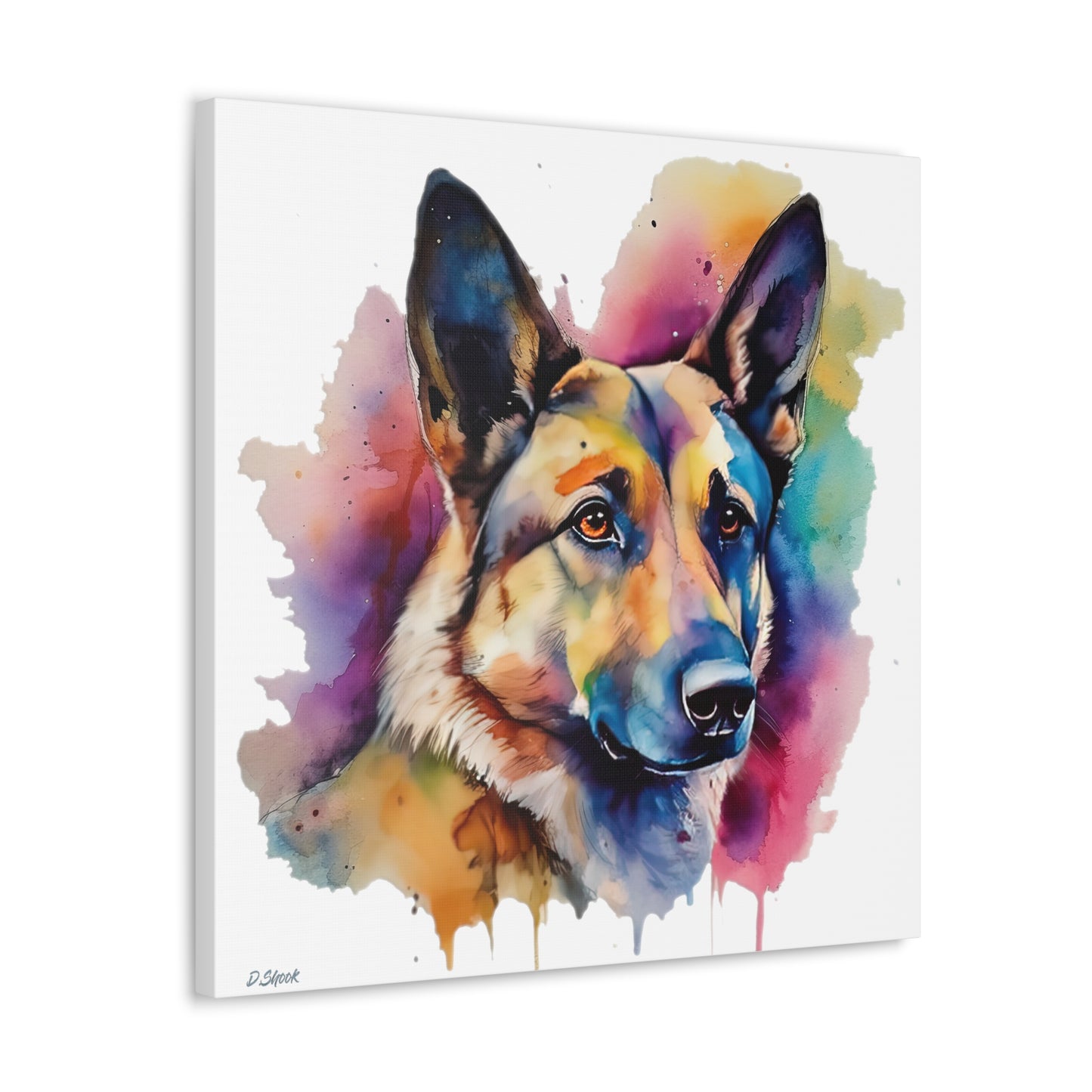 German Sheppard 3B Canvas Gallery Wraps