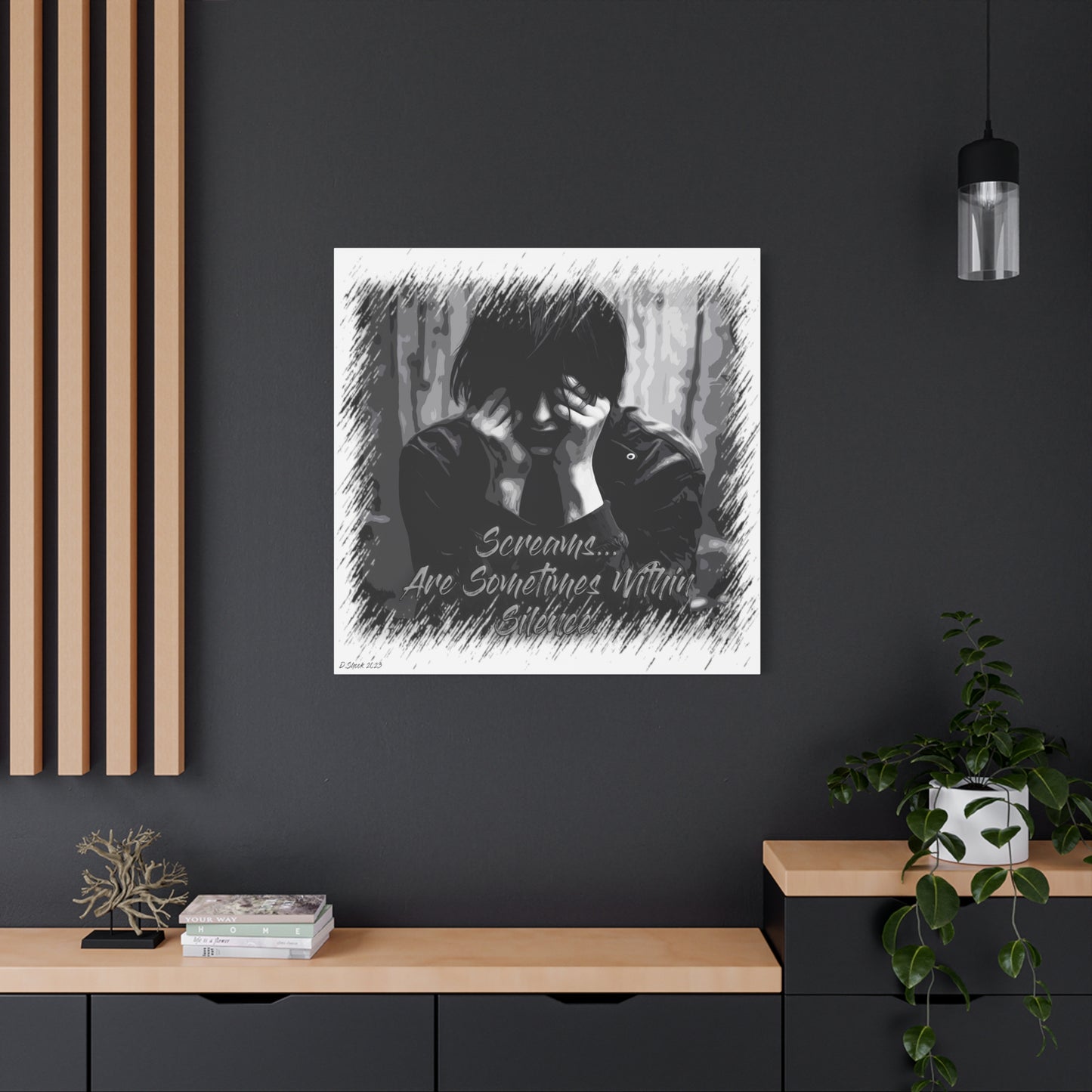 Screams: Matte Canvas, Stretched, 1.25"
