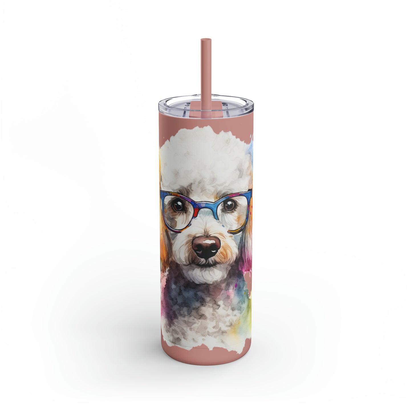 Poodle 10 Maars Maker Skinny Matte Tumbler, 20oz