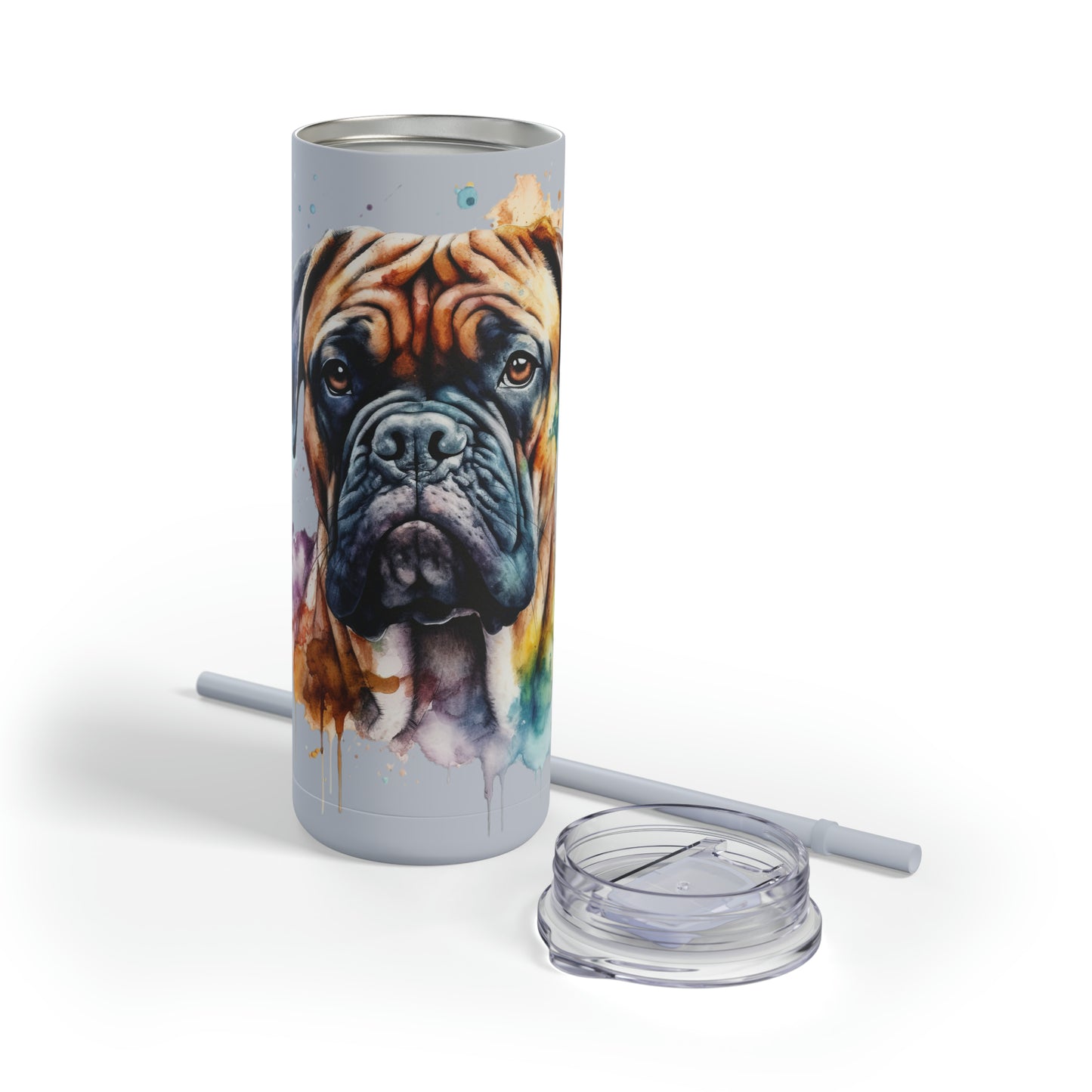 Bullmastiff 1 Maars Maker Skinny Matte Tumbler, 20oz