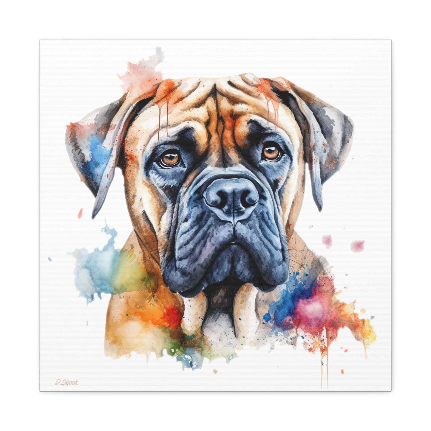 Bullmastiff 2 Canvas Gallery Wraps
