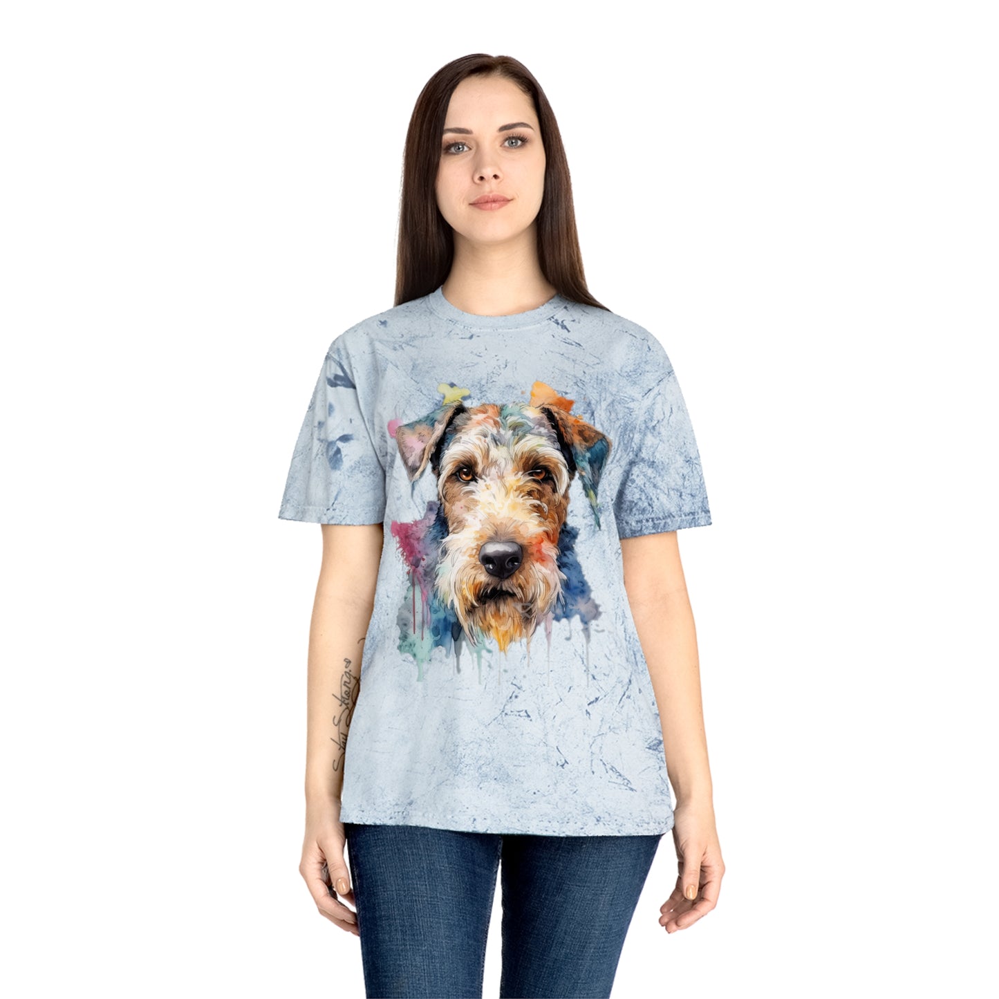 Airedale Terrier 2 Unisex Color Blast T-Shirt