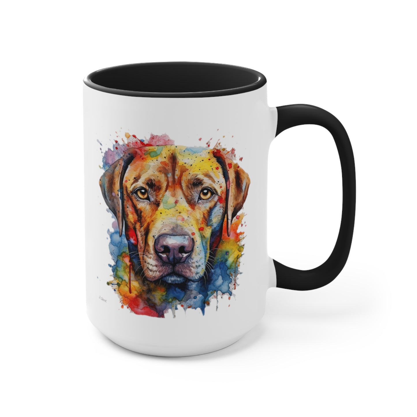 Labrador Retriever 2 Accent Mugs
