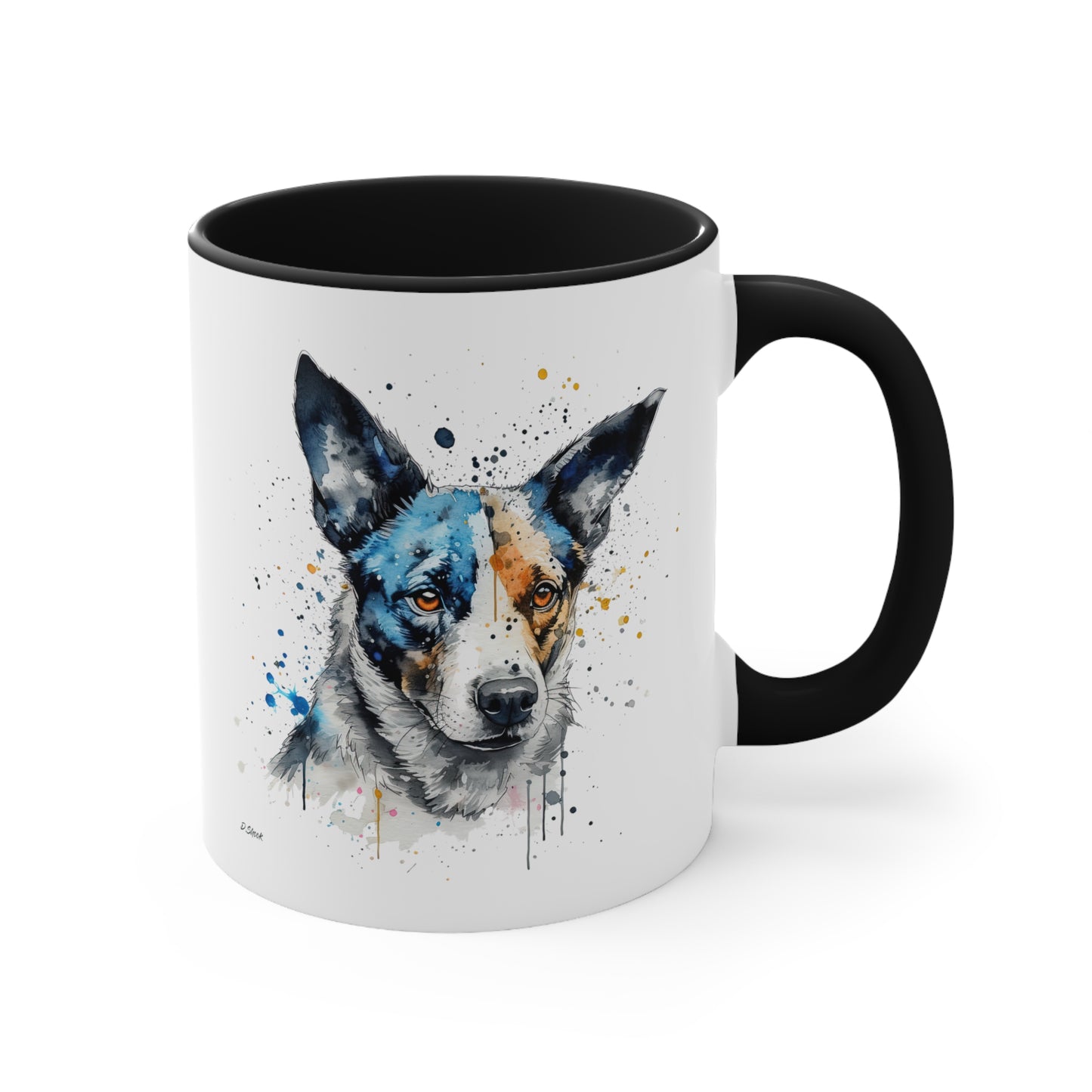 Blue Heeler 1 Accent Mugs