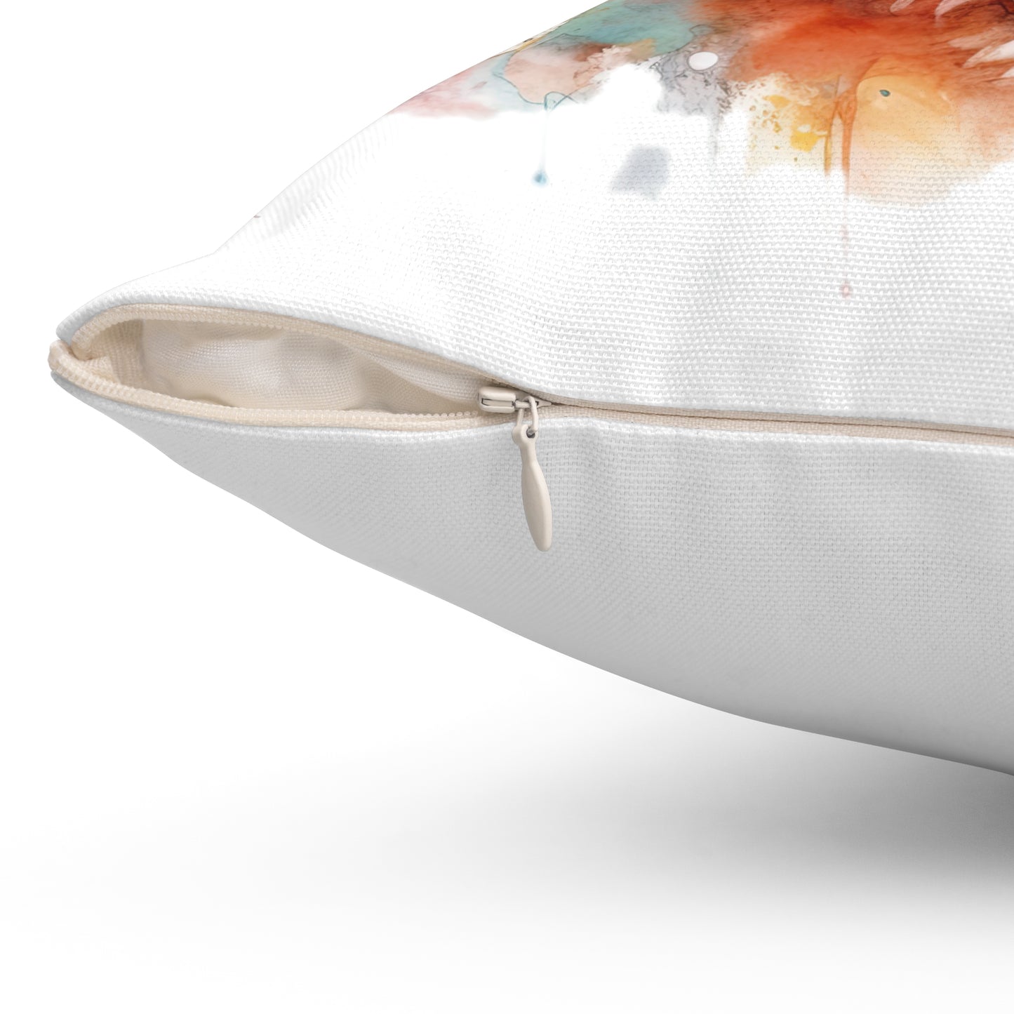 Maltese Dog 5 Spun Polyester Square Pillow