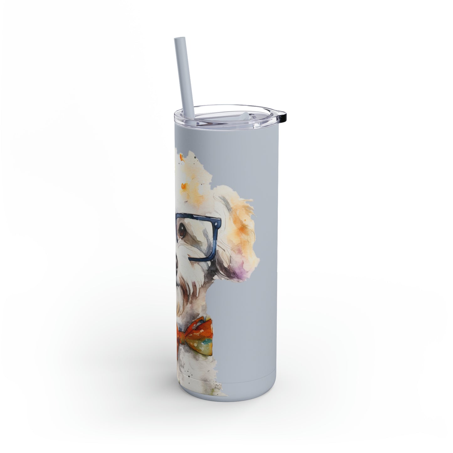 Bichon Frise 4 Maars Maker Skinny Matte Tumbler, 20oz