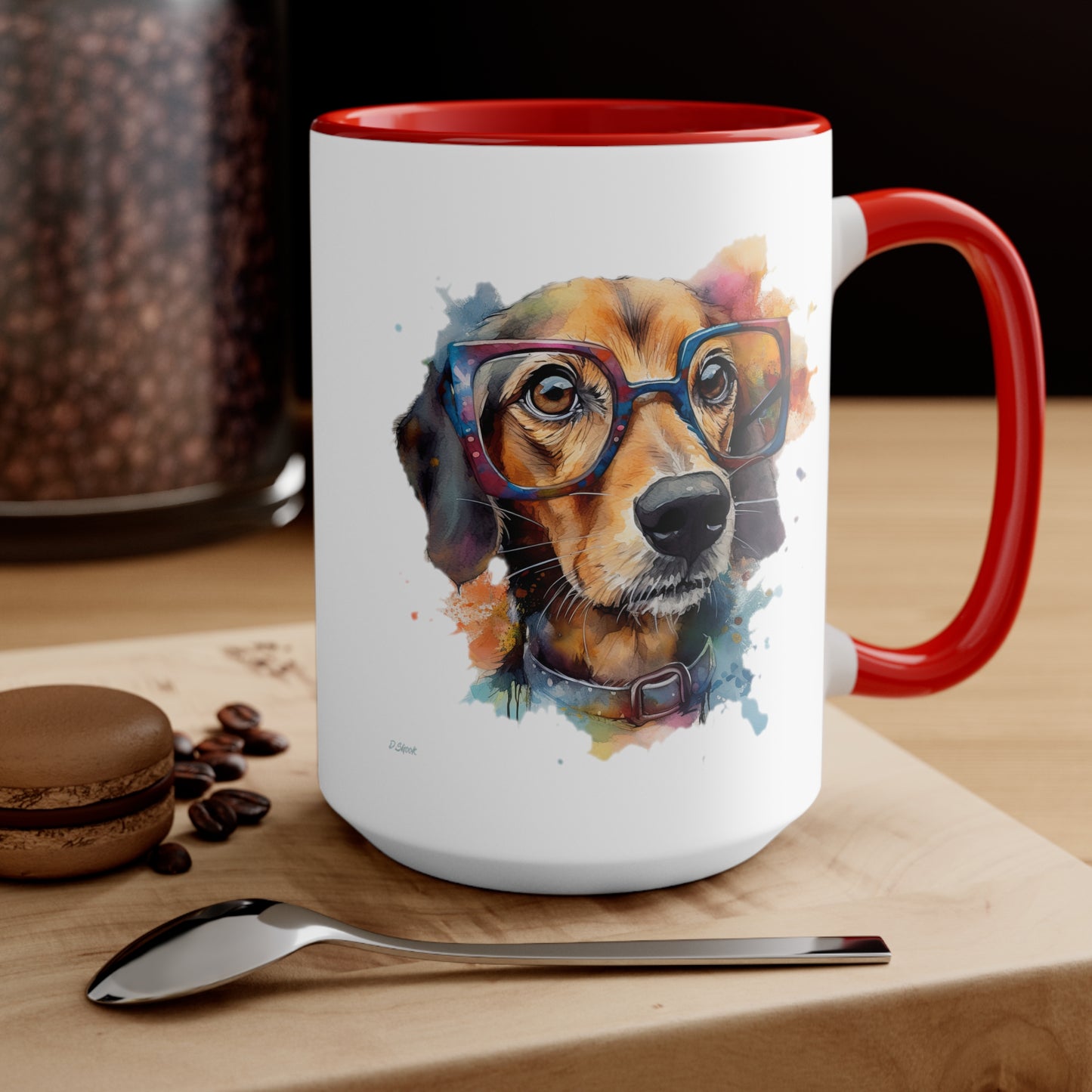 Dachshund 7 Accent Mugs