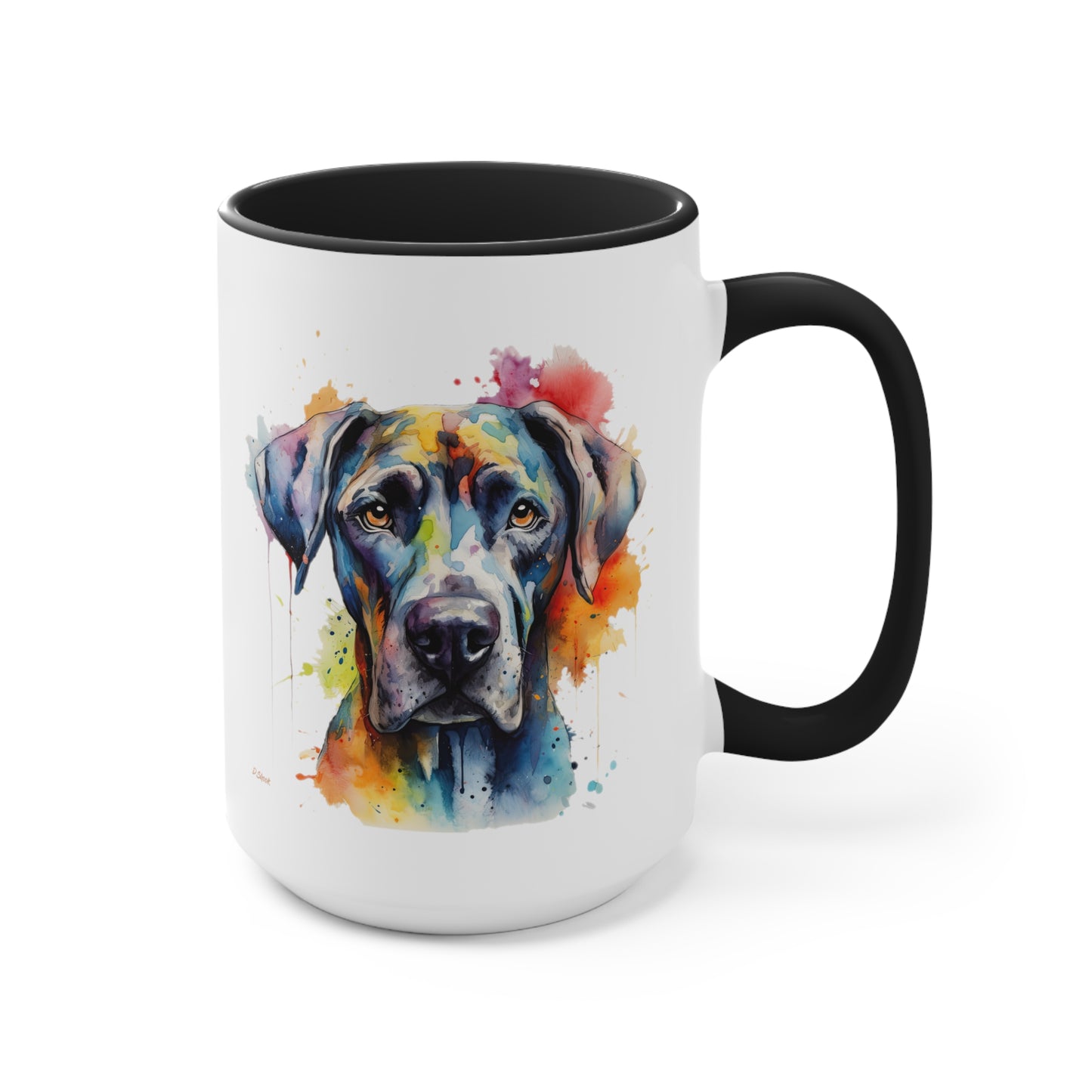 Great Dane 2 Accent Mugs