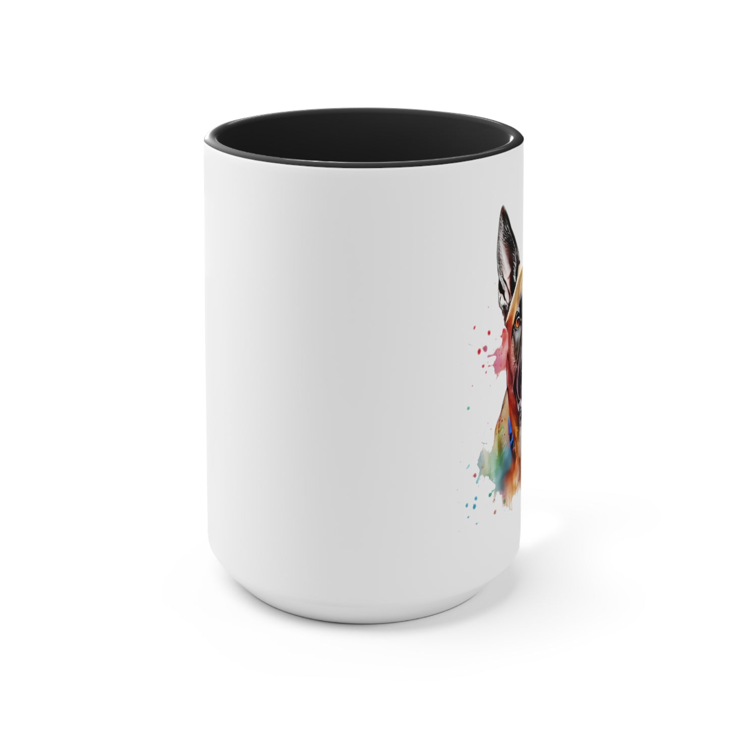 Belgium Malinois 4 Accent Mugs