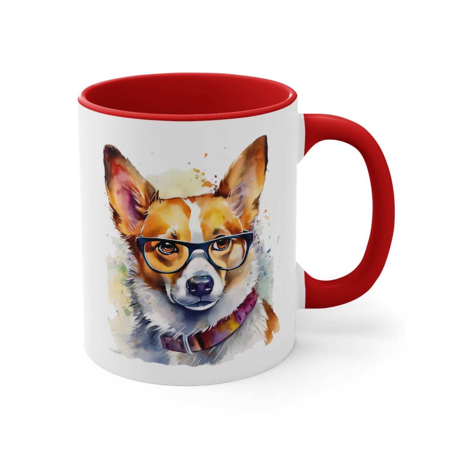 Pembroke Welsh Corgi 4 Accent Mugs