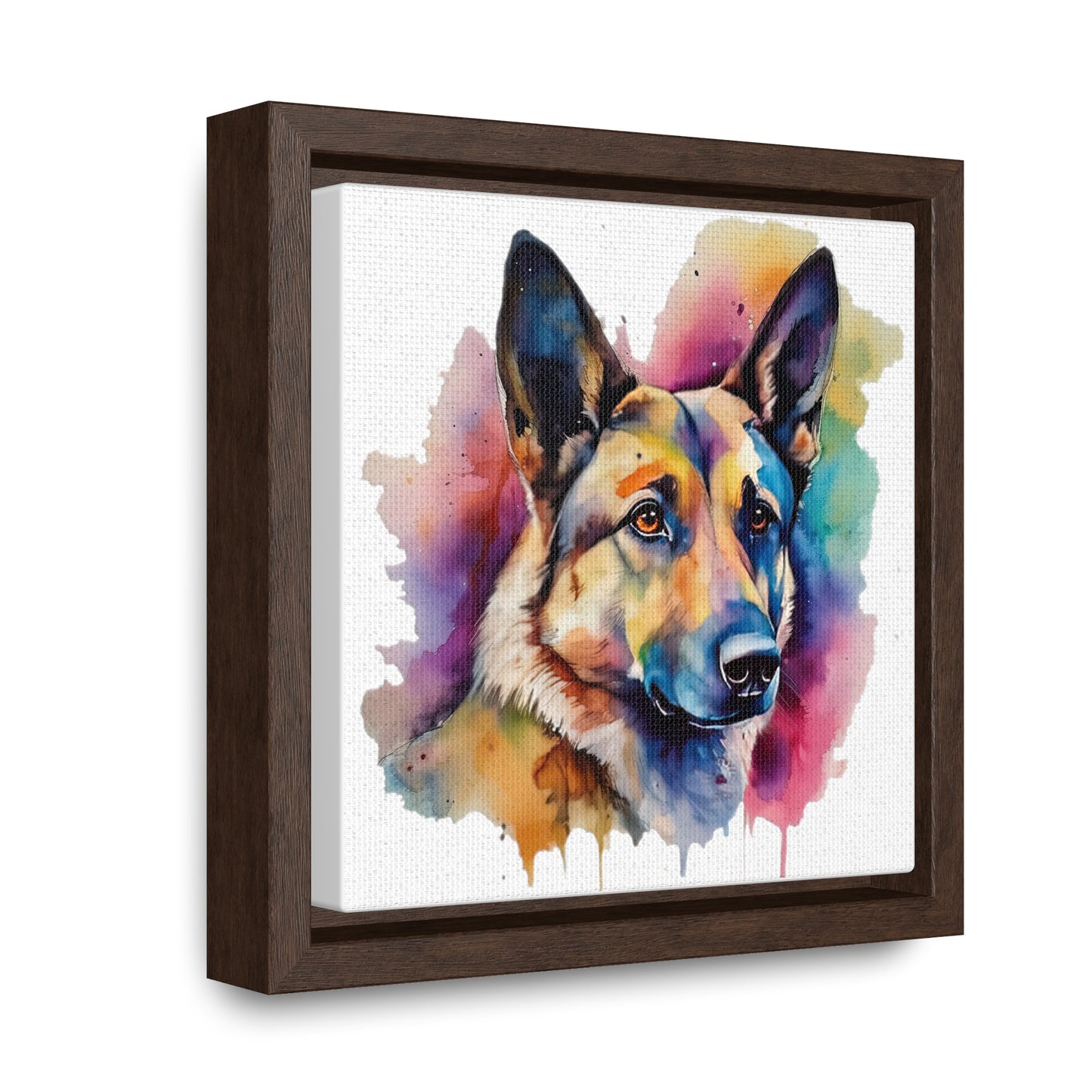 German Sheppard 3B Gallery Canvas Wraps, Square Frame