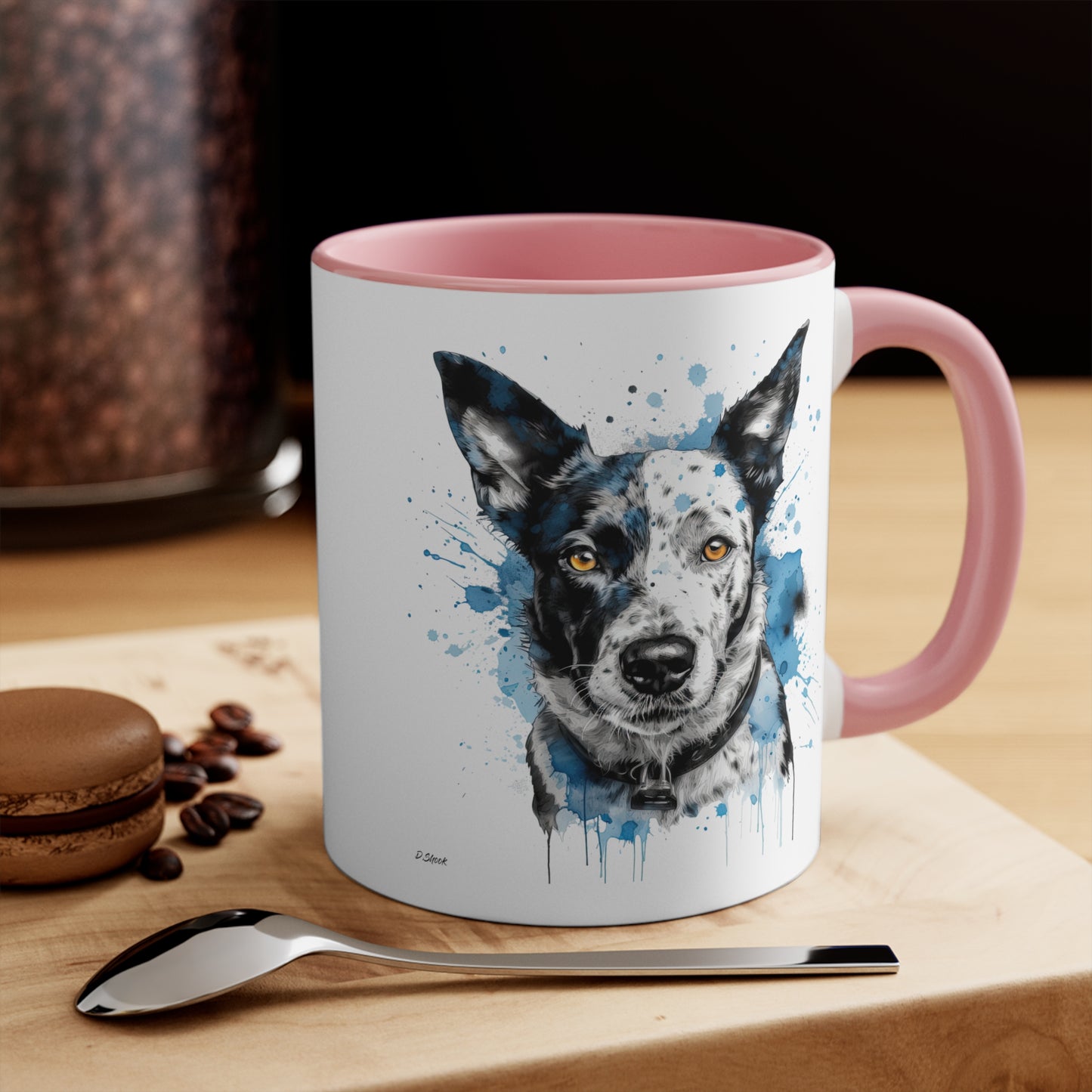 Blue Heeler 3 Accent Mugs
