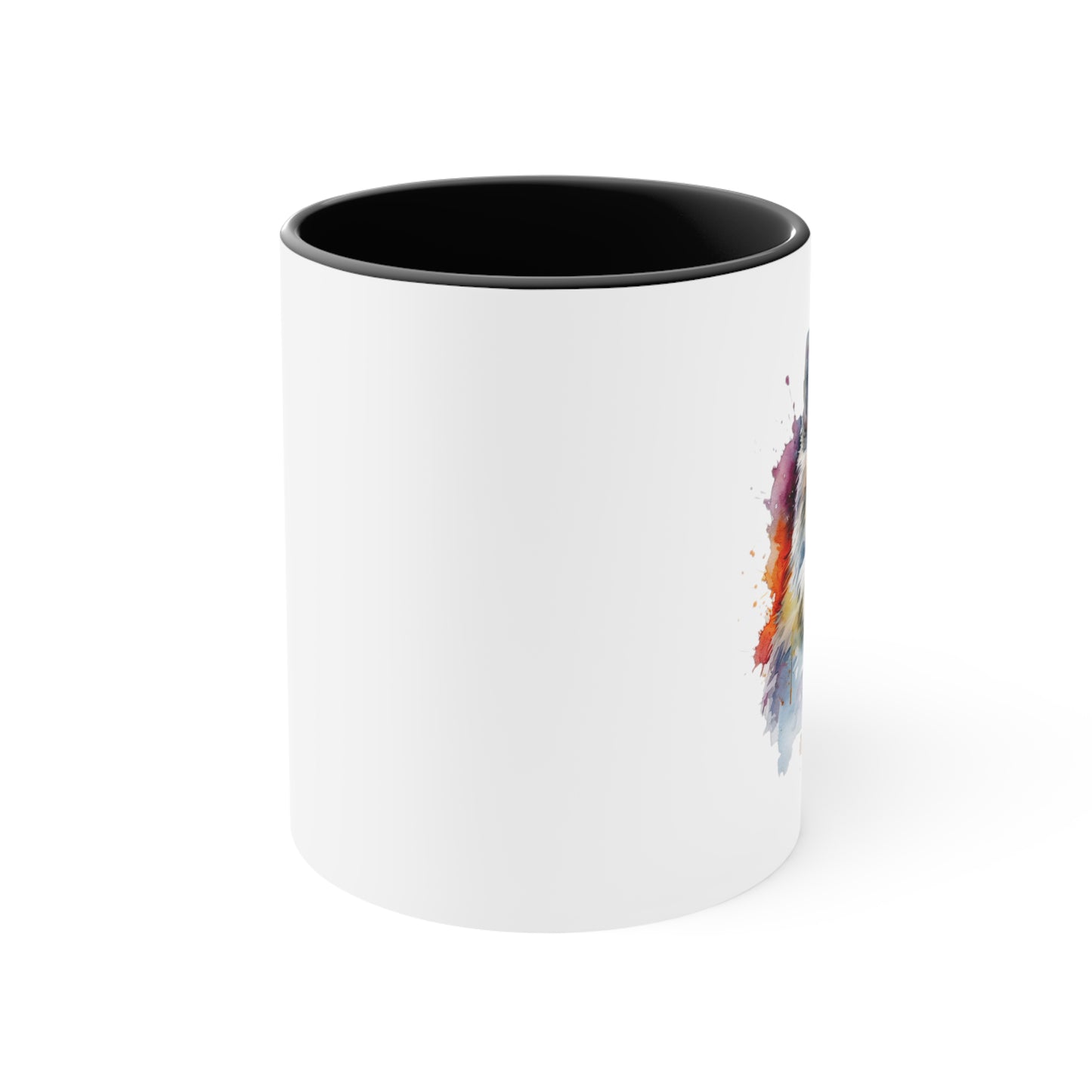 American Eskimo Dog 3 Accent Mugs