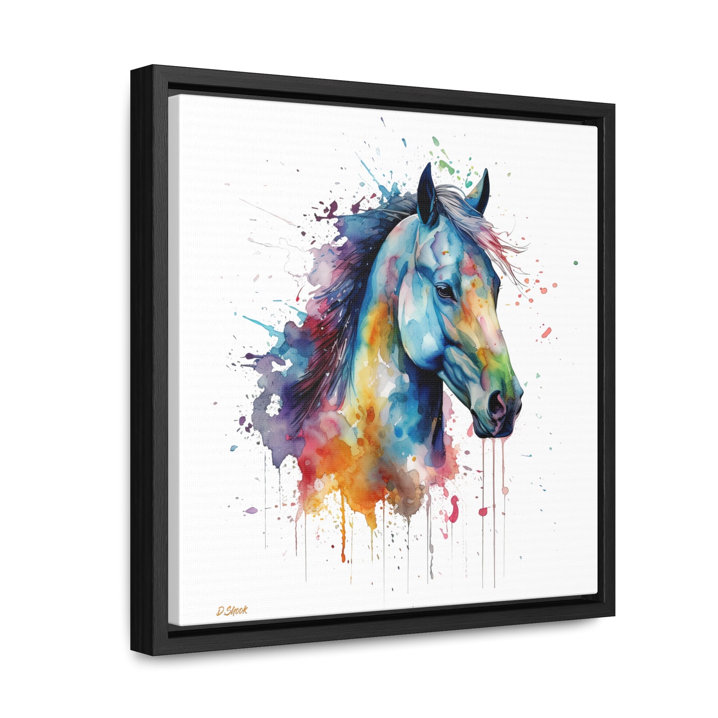 Horse Rescue 13 Gallery Canvas Wraps, Square Frame