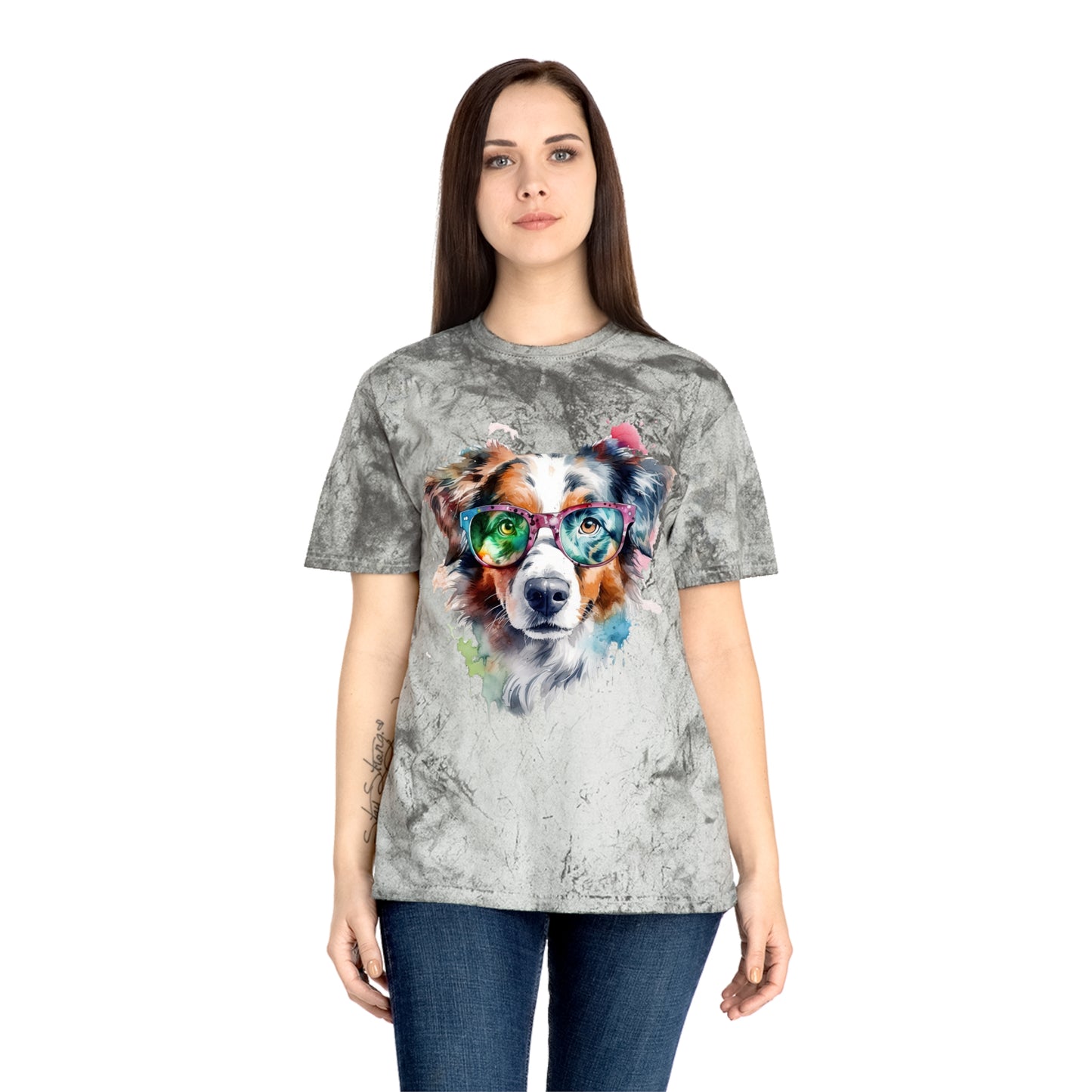 Australian Shepherd 5 Unisex Color Blast T-Shirt