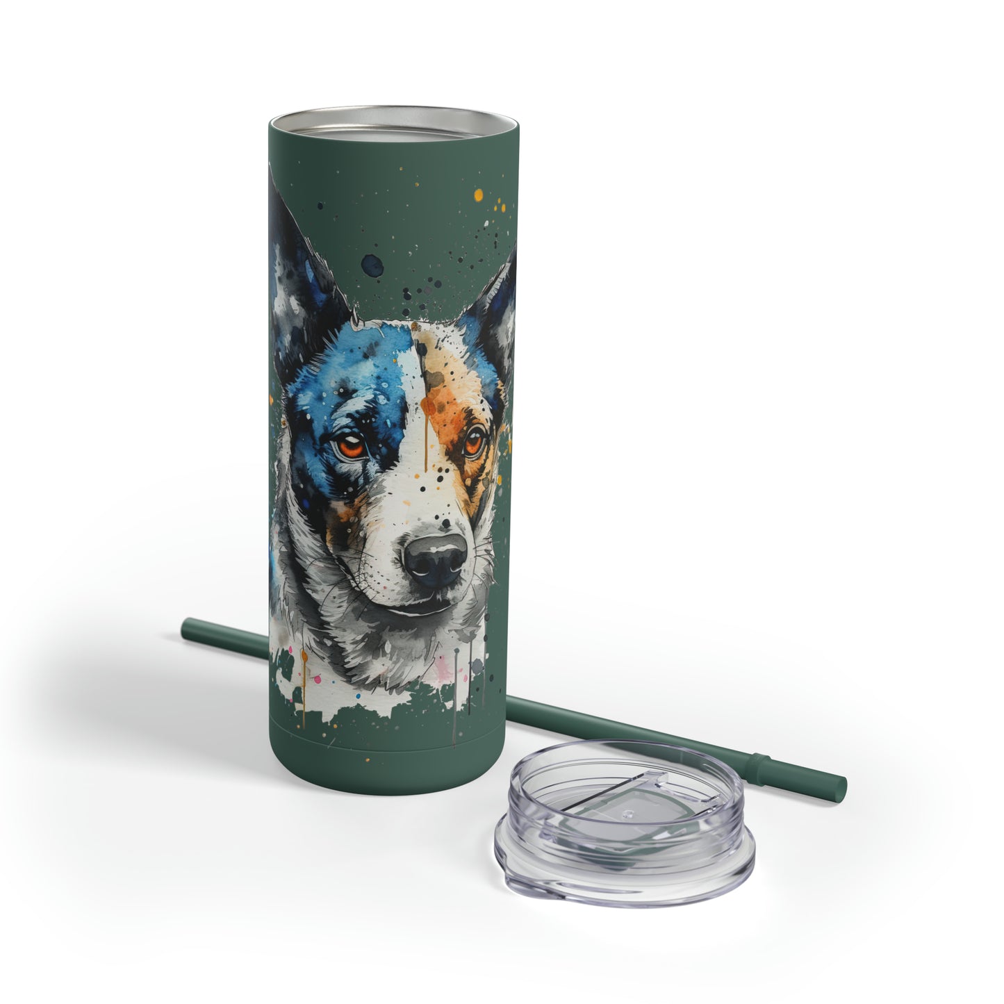 Blue Heeler 1 Maars Maker Skinny Matte Tumbler, 20oz