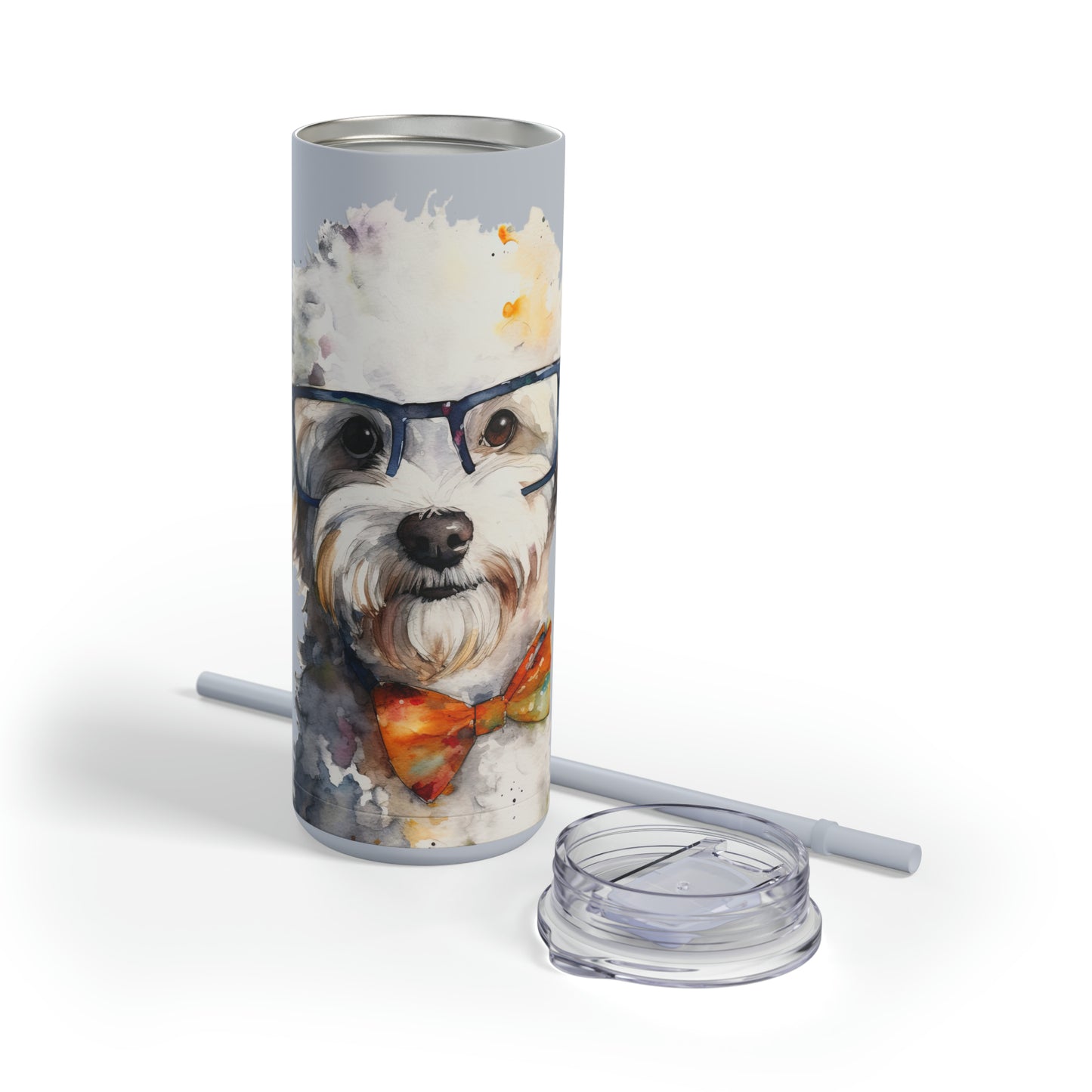 Bichon Frise 4 Maars Maker Skinny Matte Tumbler, 20oz