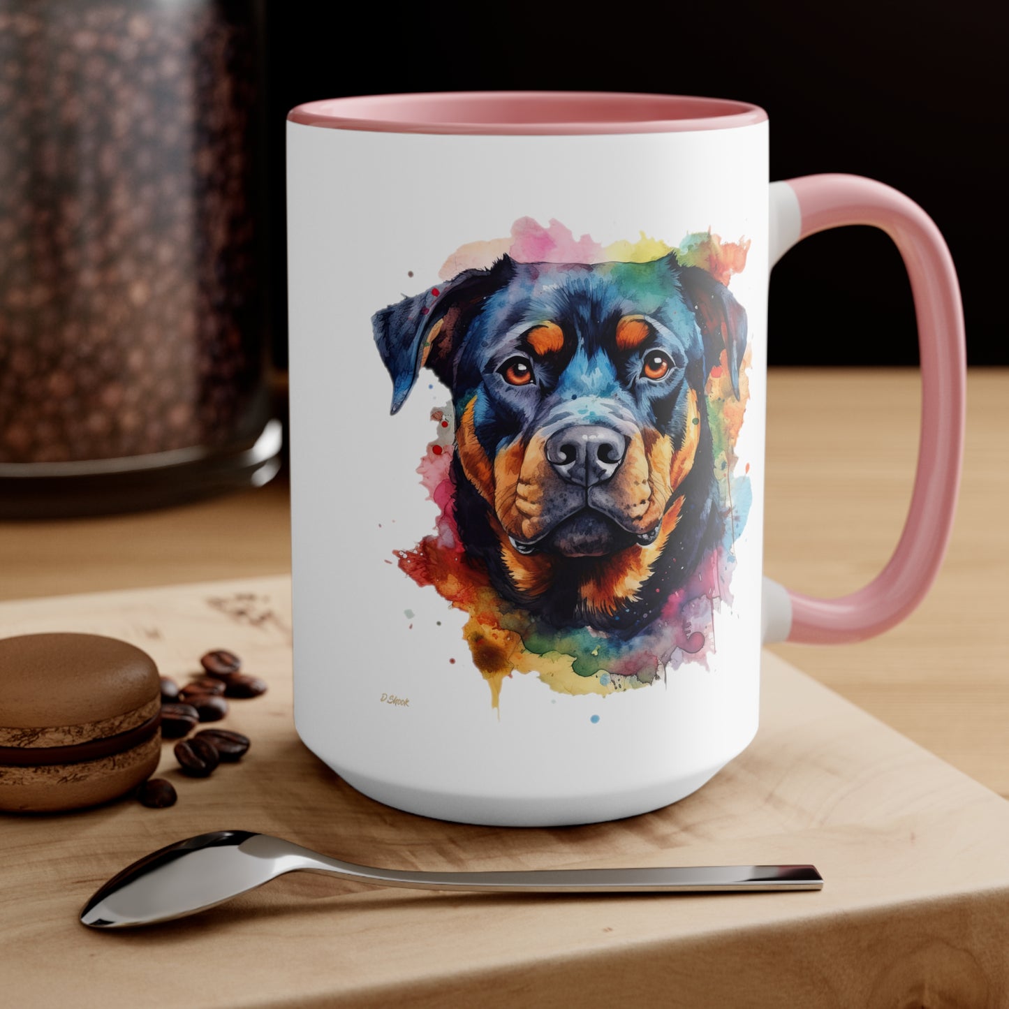 Rottweiler 1 Accent Mugs