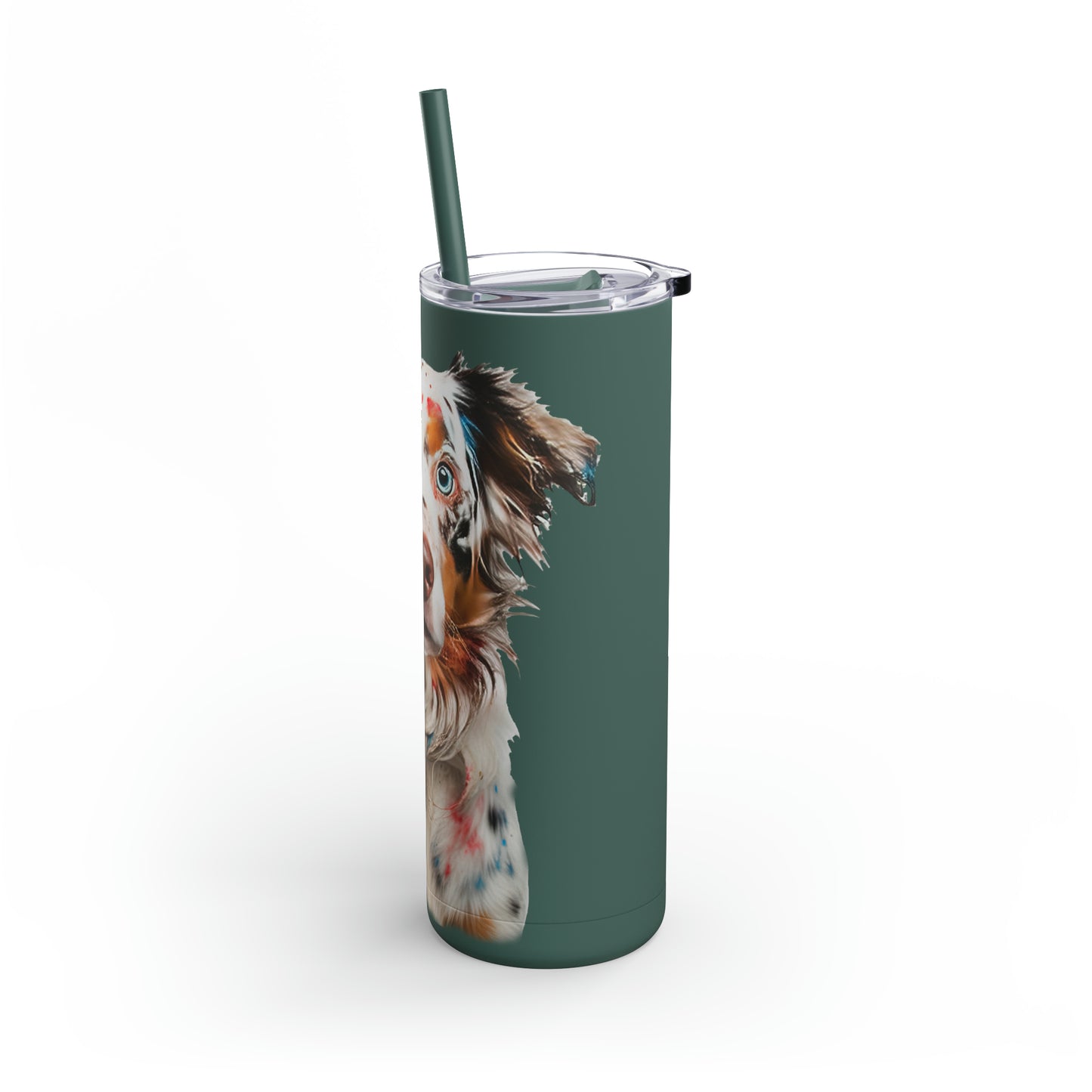 Australian Shepherd 1 Maars Maker Skinny Matte Tumbler, 20oz