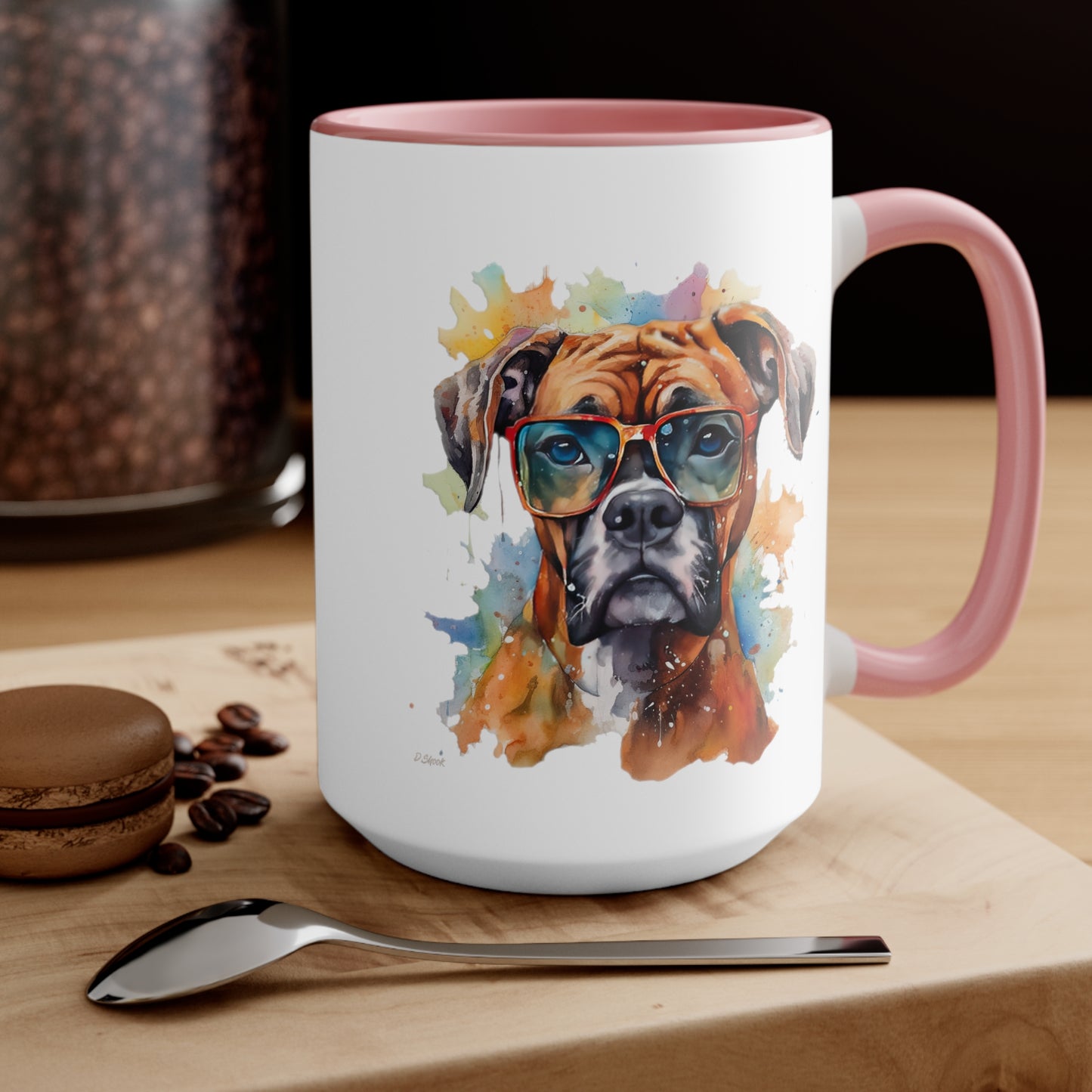 Boxer 4 Accent Mugs