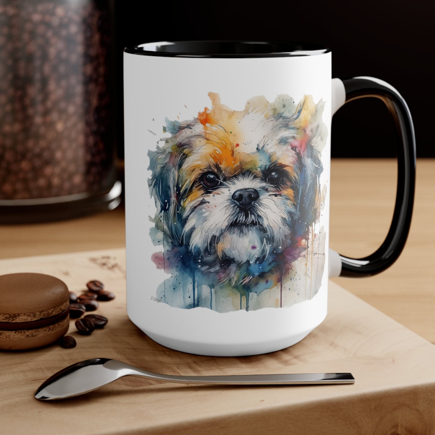 Shih Tzu 3 Accent Mugs