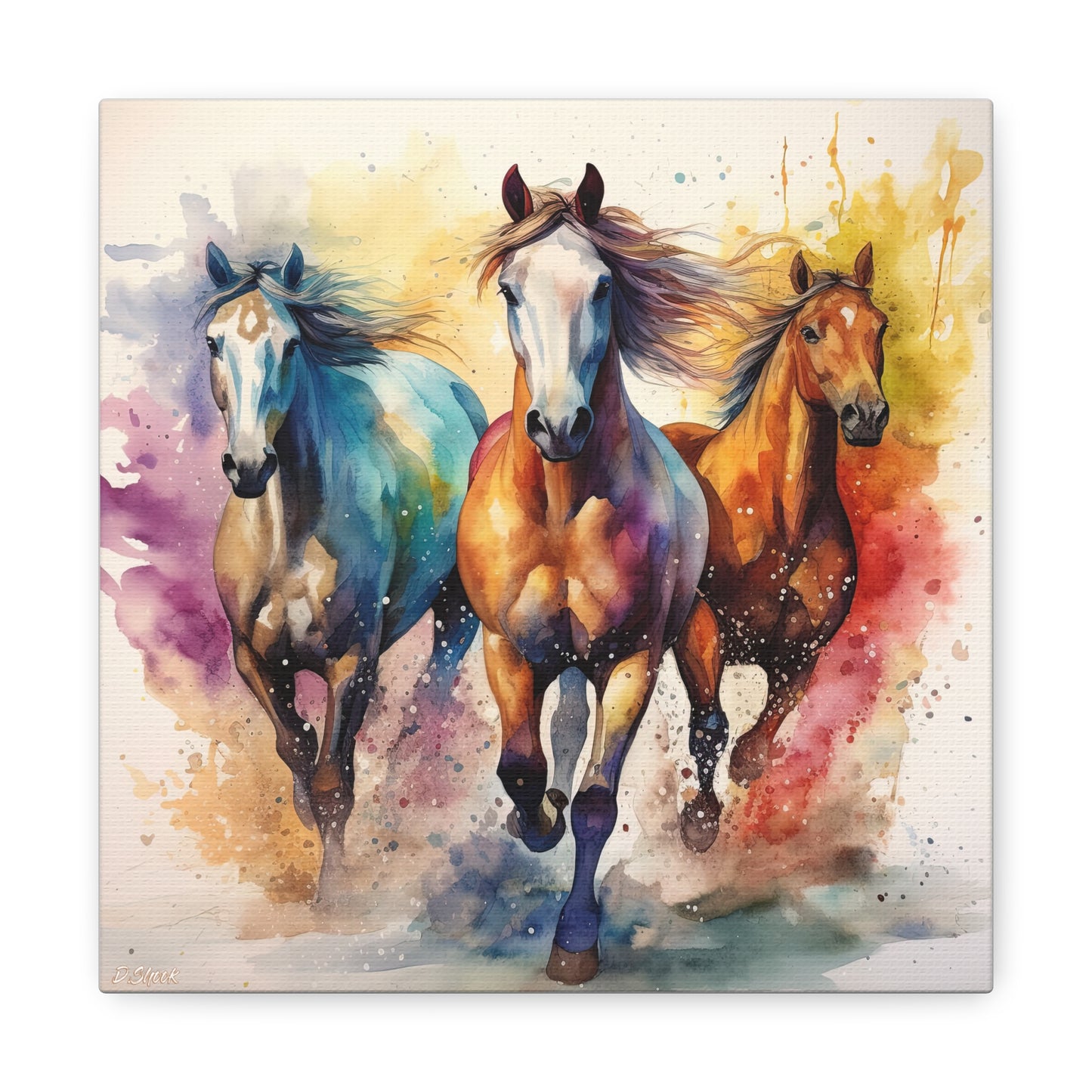 Horse Rescue 8 Canvas Gallery Wraps